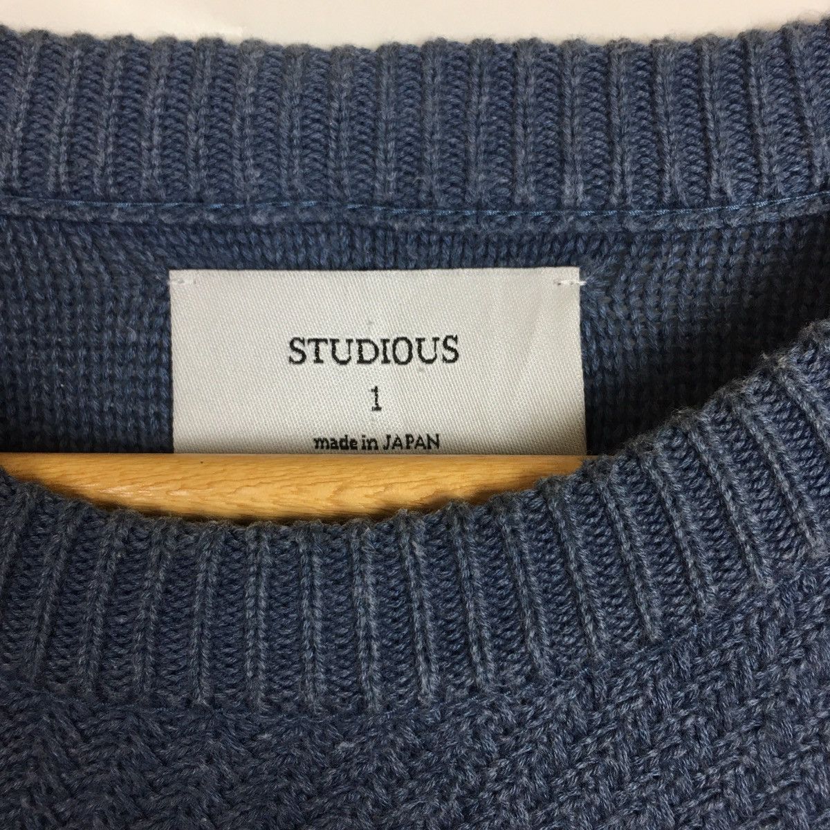 Japanese Brand × STUDIOUS Studious Japan Knitted Sweater Size US S / EU 44-46 / 1 - 5 Thumbnail