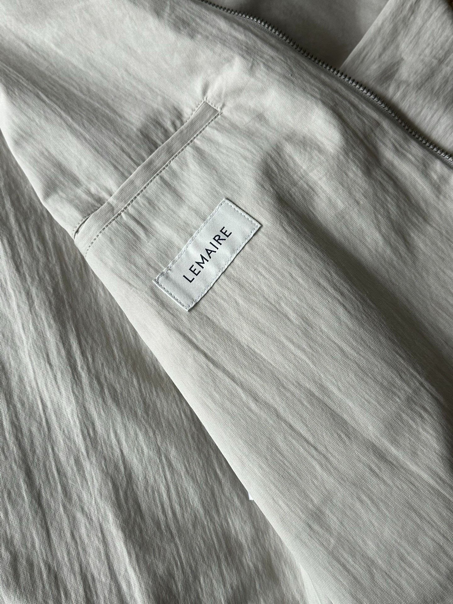 Lemaire Lemaire Light Gray Zip Jacket Size US M / EU 48-50 / 2 - 4 Thumbnail