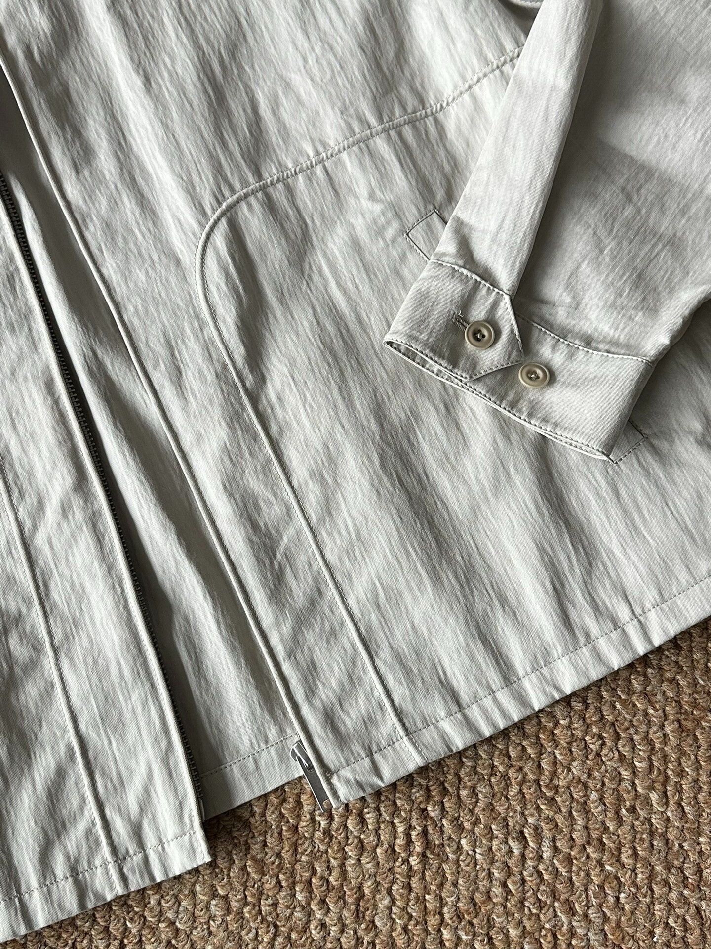 Lemaire Lemaire Light Gray Zip Jacket Size US M / EU 48-50 / 2 - 3 Thumbnail