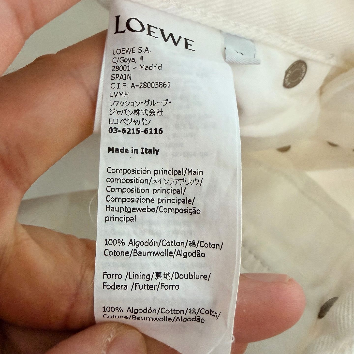 Loewe Loewe Paula's Ibiza White Denim Jeans Size 26 Size US 32 / EU 48 - 4 Thumbnail