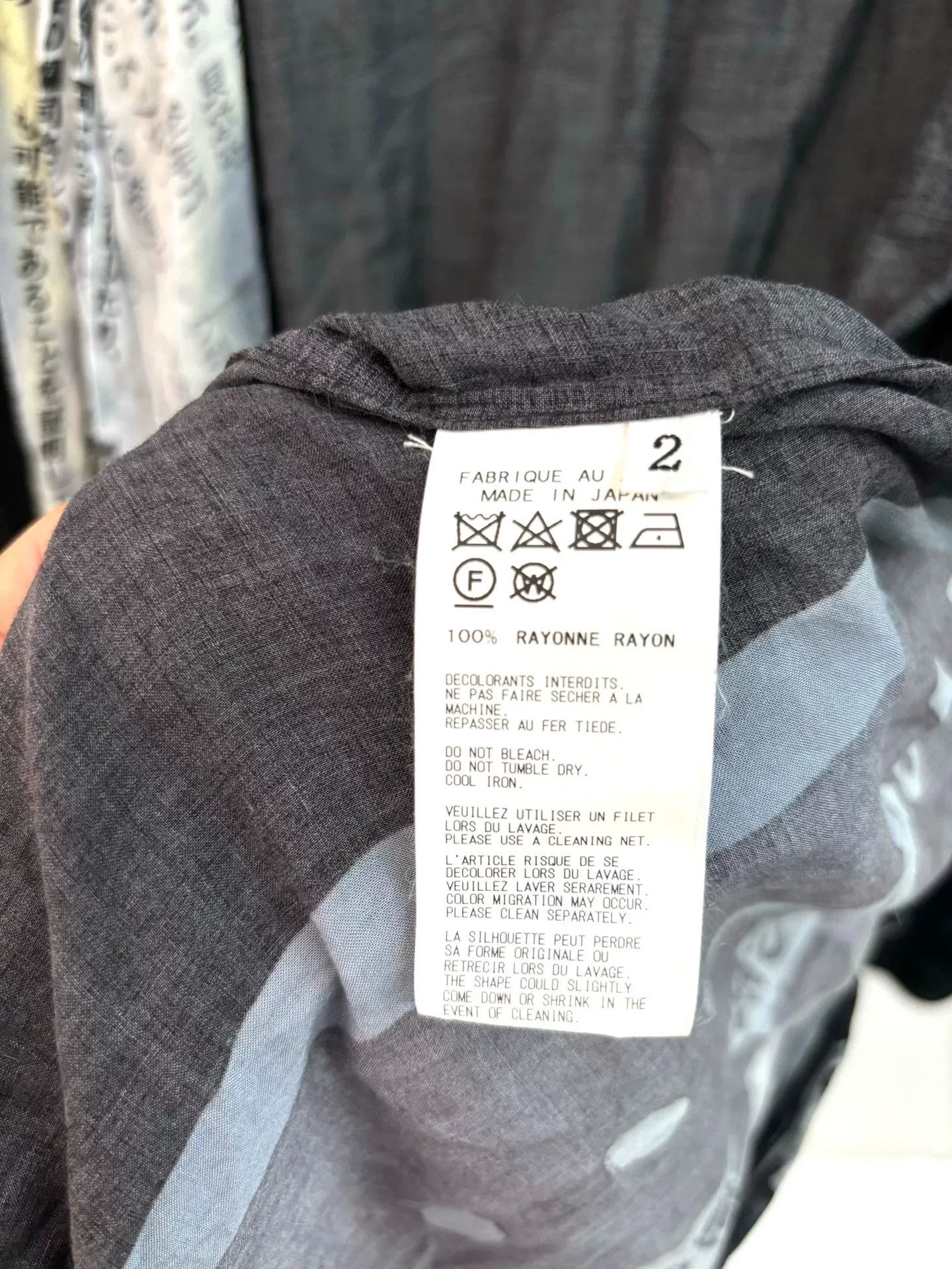 Yohji Yamamoto Yohji Yamamoto Black Scandal Printed Shirt Size US M / EU 48-50 / 2 - 3 Thumbnail
