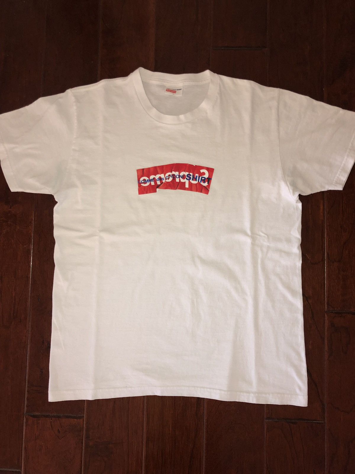 Supreme SUPREME COMME DES GARÇONS SHIRT BOX LOGO TEE - WHITE