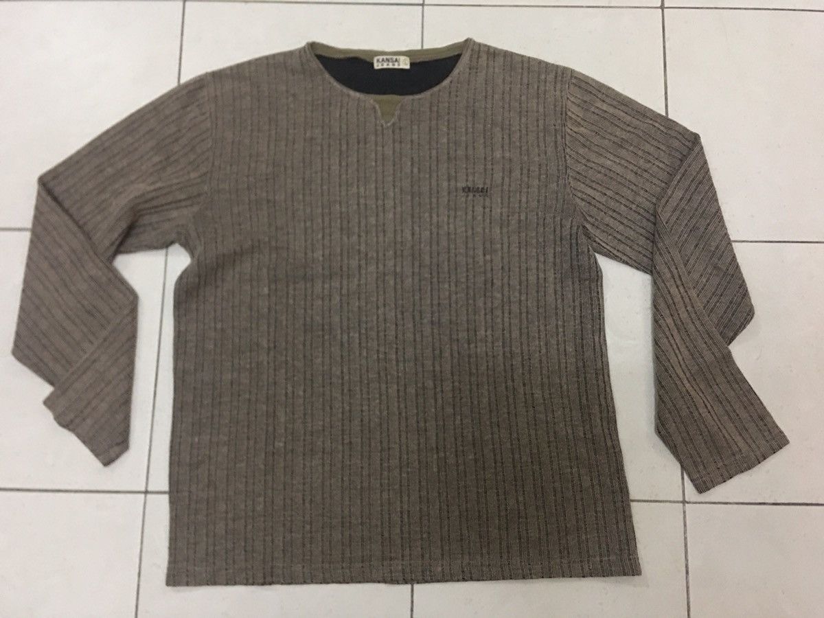 Kansai Yamamoto Kansai Yamamoto Homme Long Sleeve T-Shirt Size US L / EU 52-54 / 3 - 1 Thumbnail