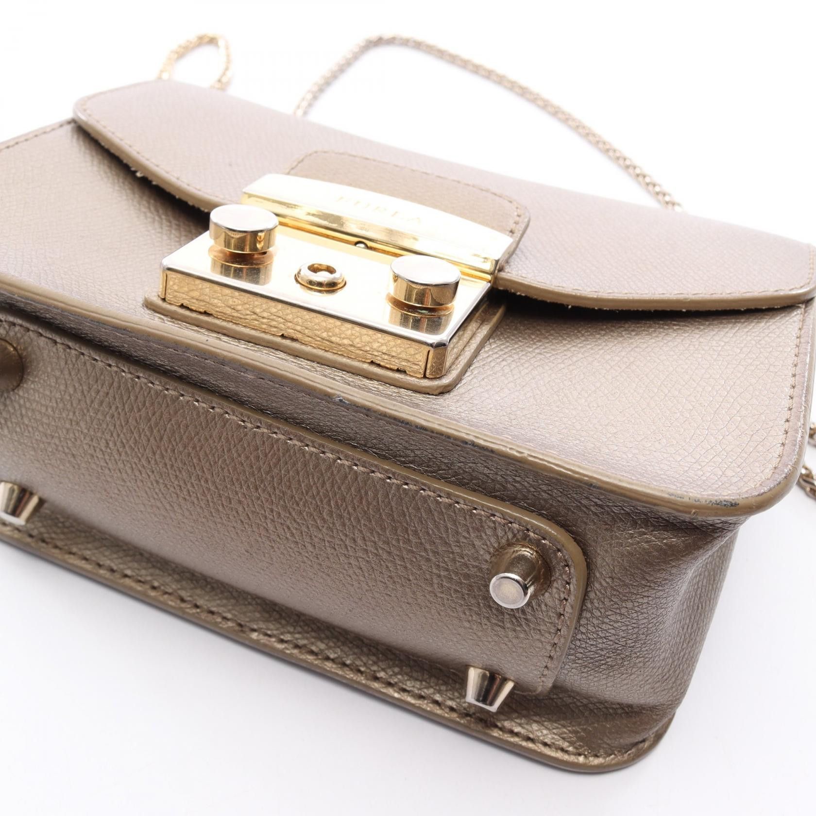 Furla Furla Furla Metropolis Leather Mini Shoulder Bag Leather Shoulder Bag G6400 DUTY FREE for USA Size ONE SIZE - 9 Thumbnail