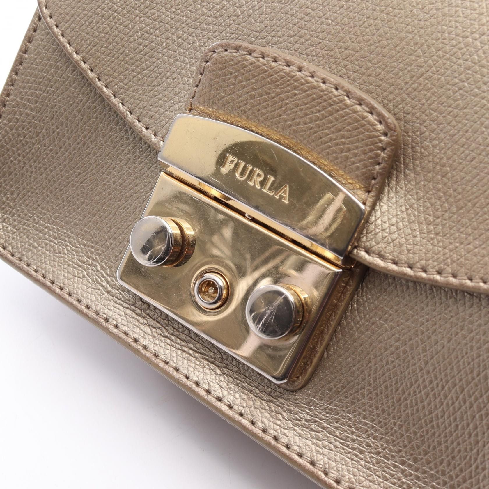 Furla Furla Furla Metropolis Leather Mini Shoulder Bag Leather Shoulder Bag G6400 DUTY FREE for USA Size ONE SIZE - 8 Thumbnail