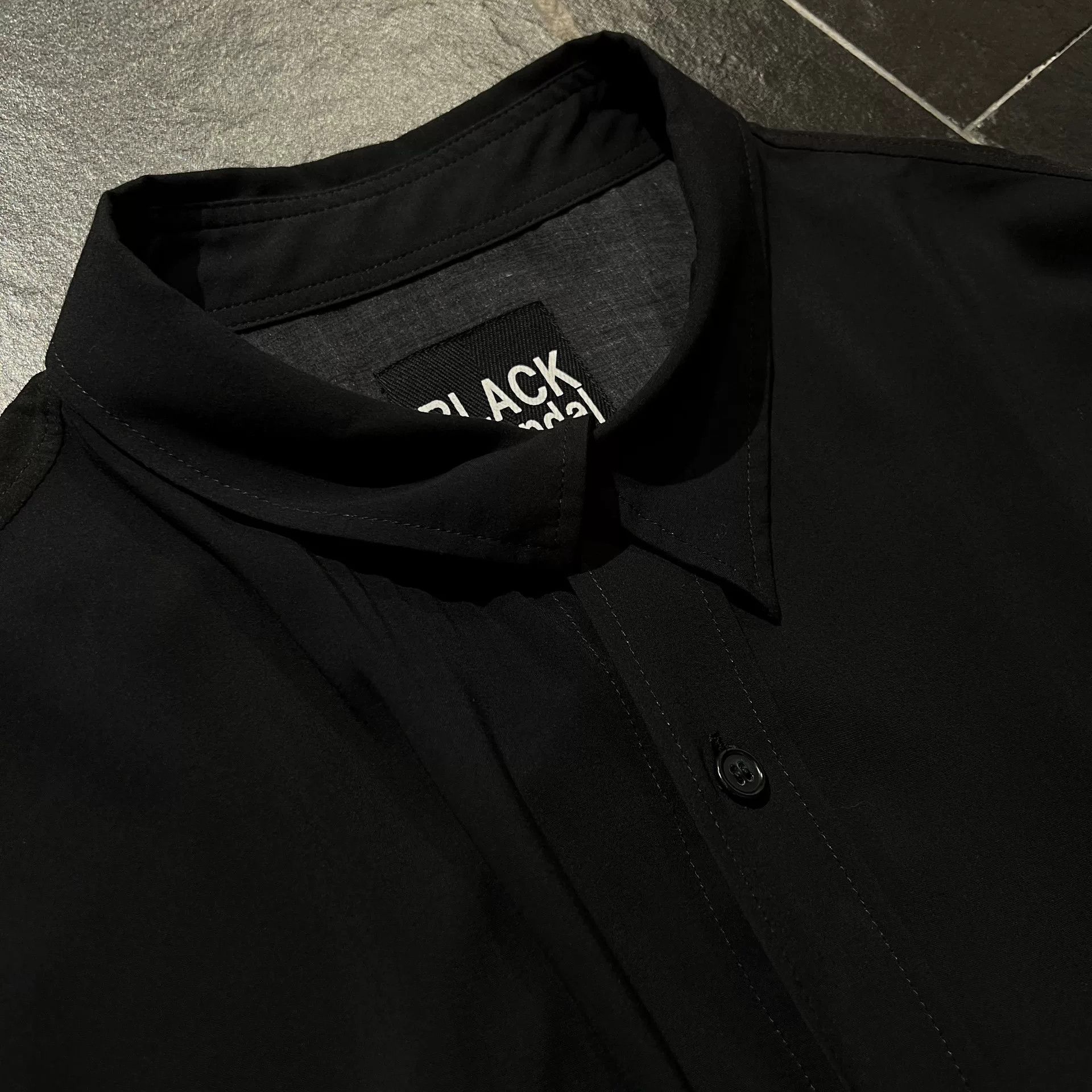 Yohji Yamamoto Yohji Yamamoto Black Scandal Long Shirt Size US M / EU 48-50 / 2 - 4 Thumbnail