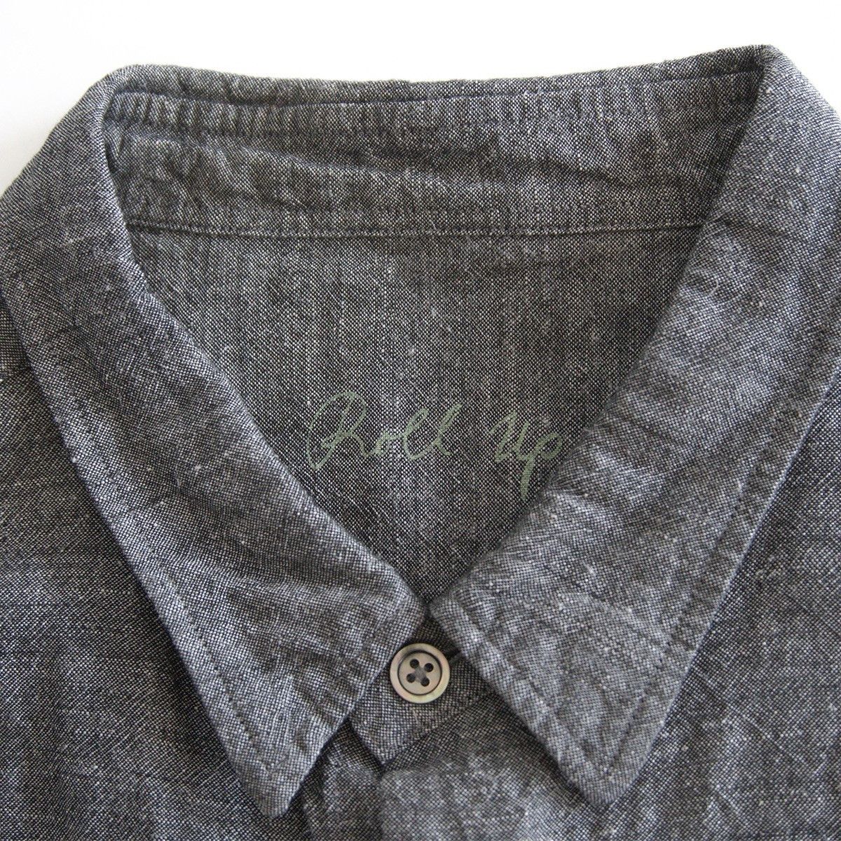 PORTER CLASSIC Roll Up Bamboo Linen Shirt Size XL