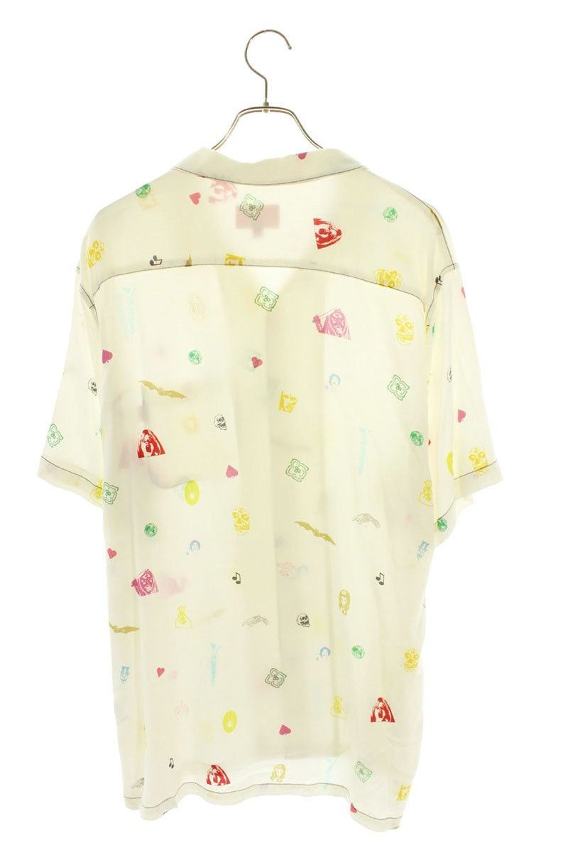 SUPREME 19SS Deep Space Rayon S/S Shirt White Size XL