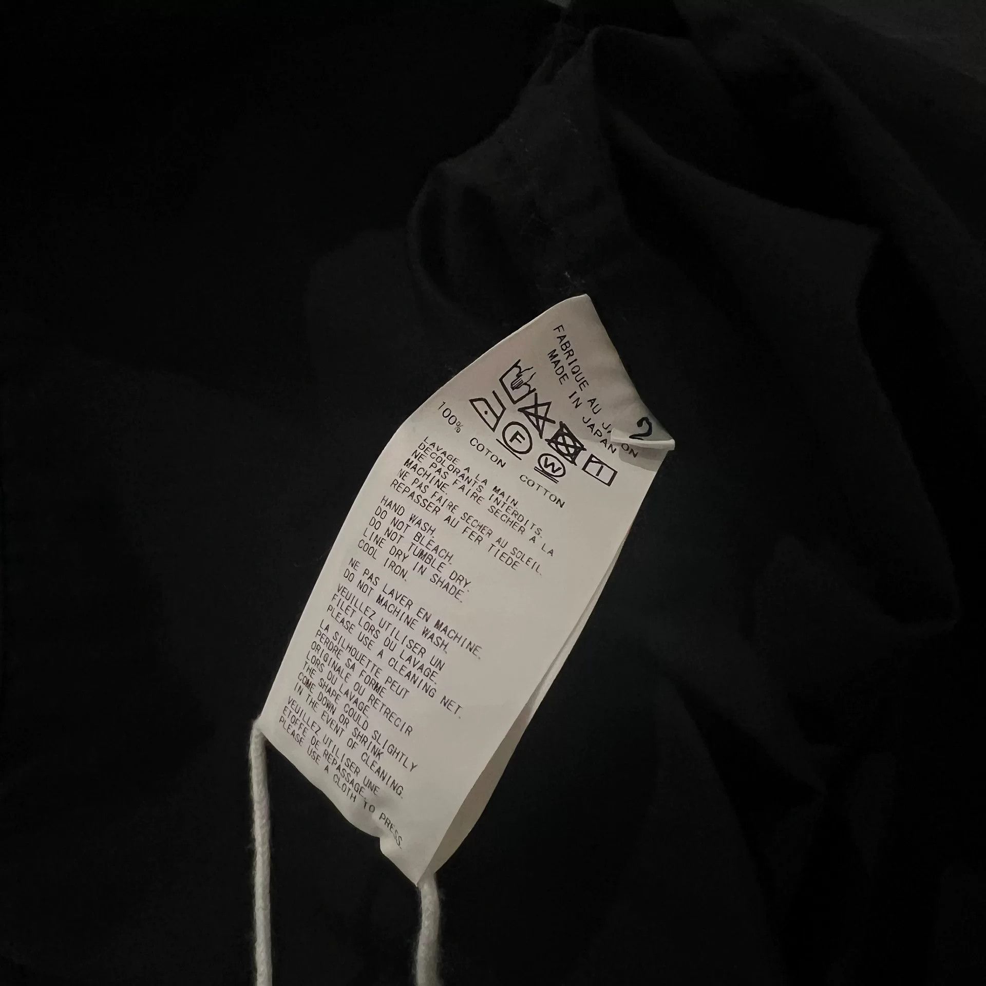 Yohji Yamamoto Yohji Yamamoto Black Scandal 20SS Graphic Shirt Size US M / EU 48-50 / 2 - 6 Thumbnail