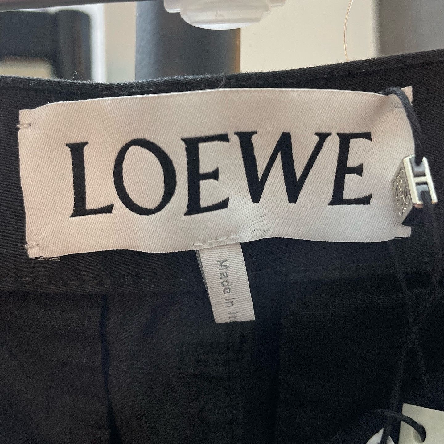 Loewe Loewe Black Cotton Cargo Pants Size 48 Size US 32 / EU 48 - 12 Thumbnail