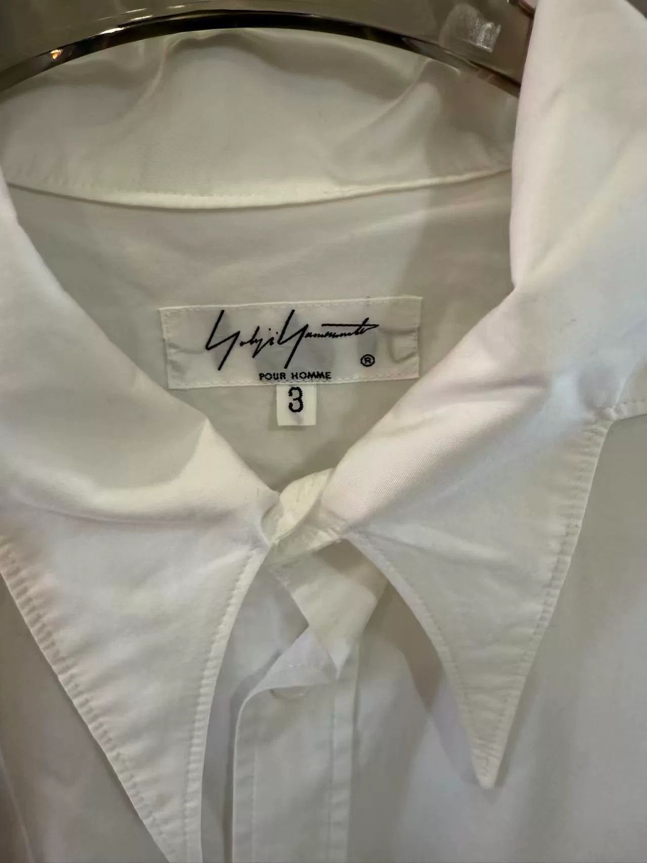 Yohji Yamamoto Pour Homme White Shirt