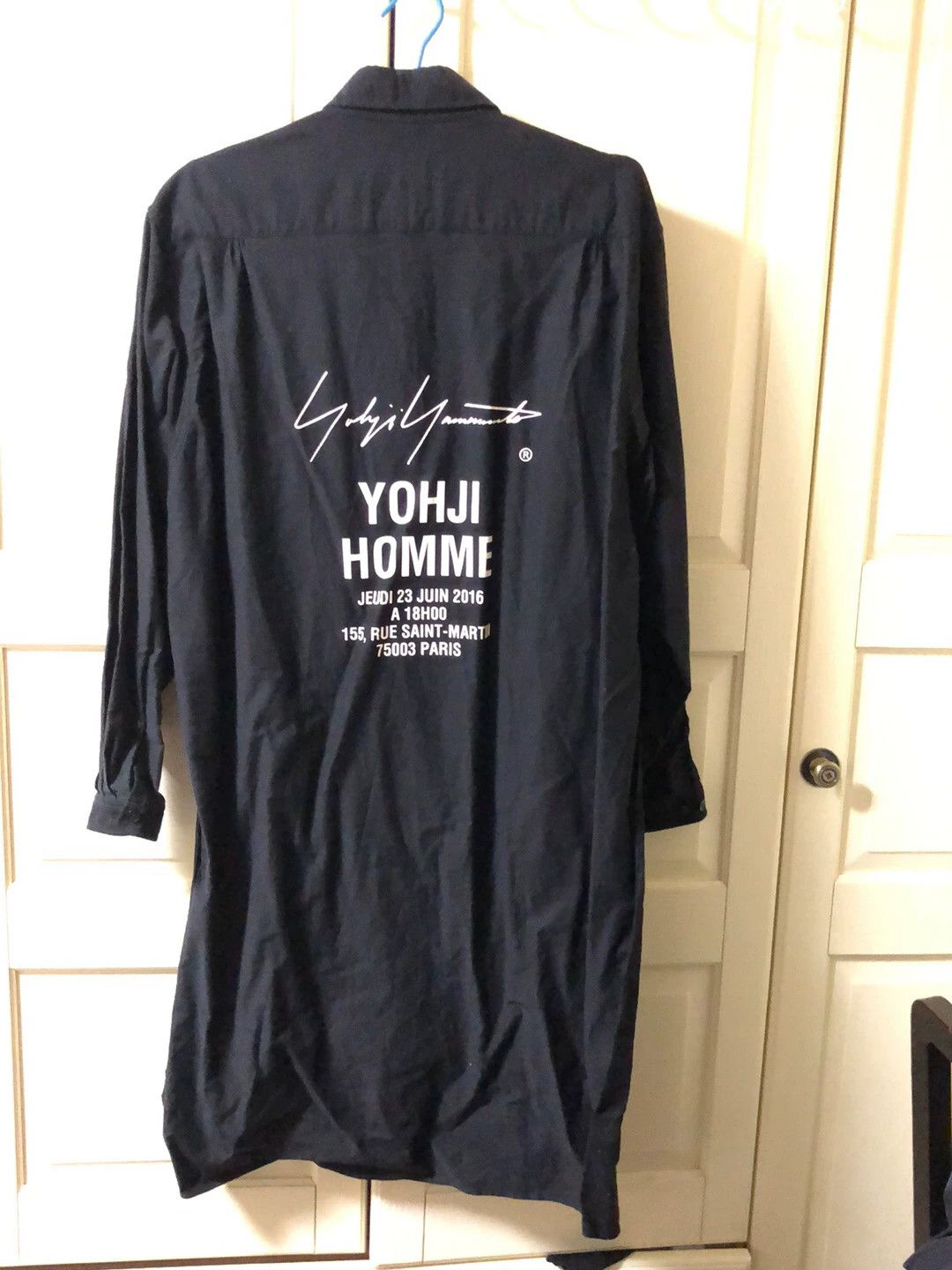 Yohji Yamamoto Yohji Yamamoto Long Shirt Jacket Size 3 Size US L / EU 52-54 / 3 - 3 Thumbnail