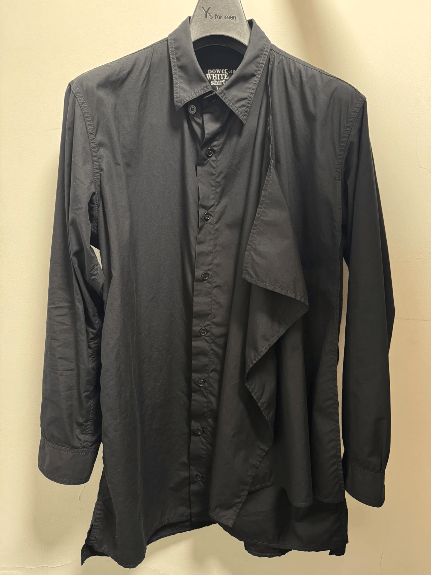 Yohji Yamamoto Yohji Yamamoto Pour Homme Black Shirt Size US M / EU 48-50 / 2 - 2 Thumbnail