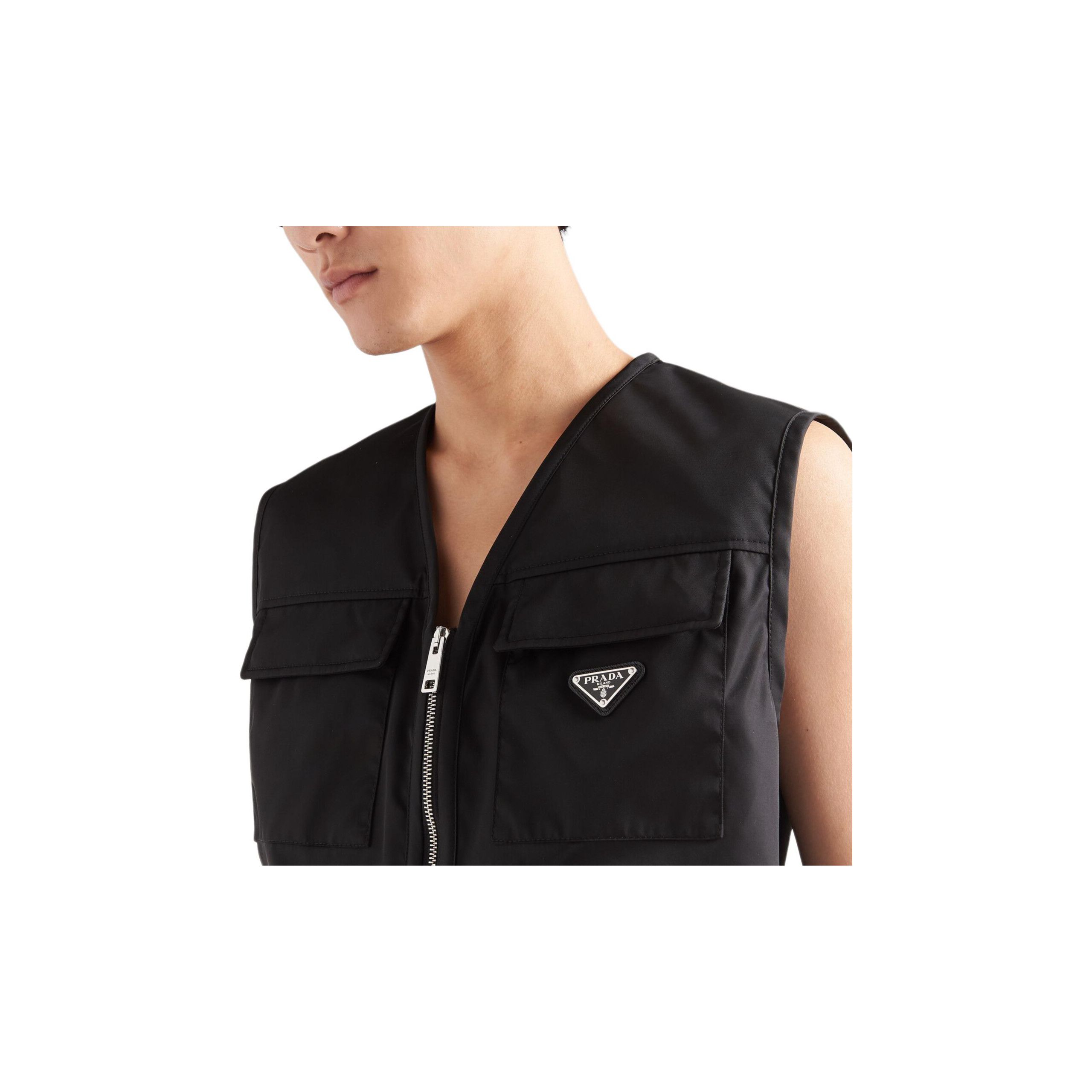 Prada Prada Re-Nylon Logo Vest Size 56 Size US XL / EU 56 / 4 - 17 Thumbnail