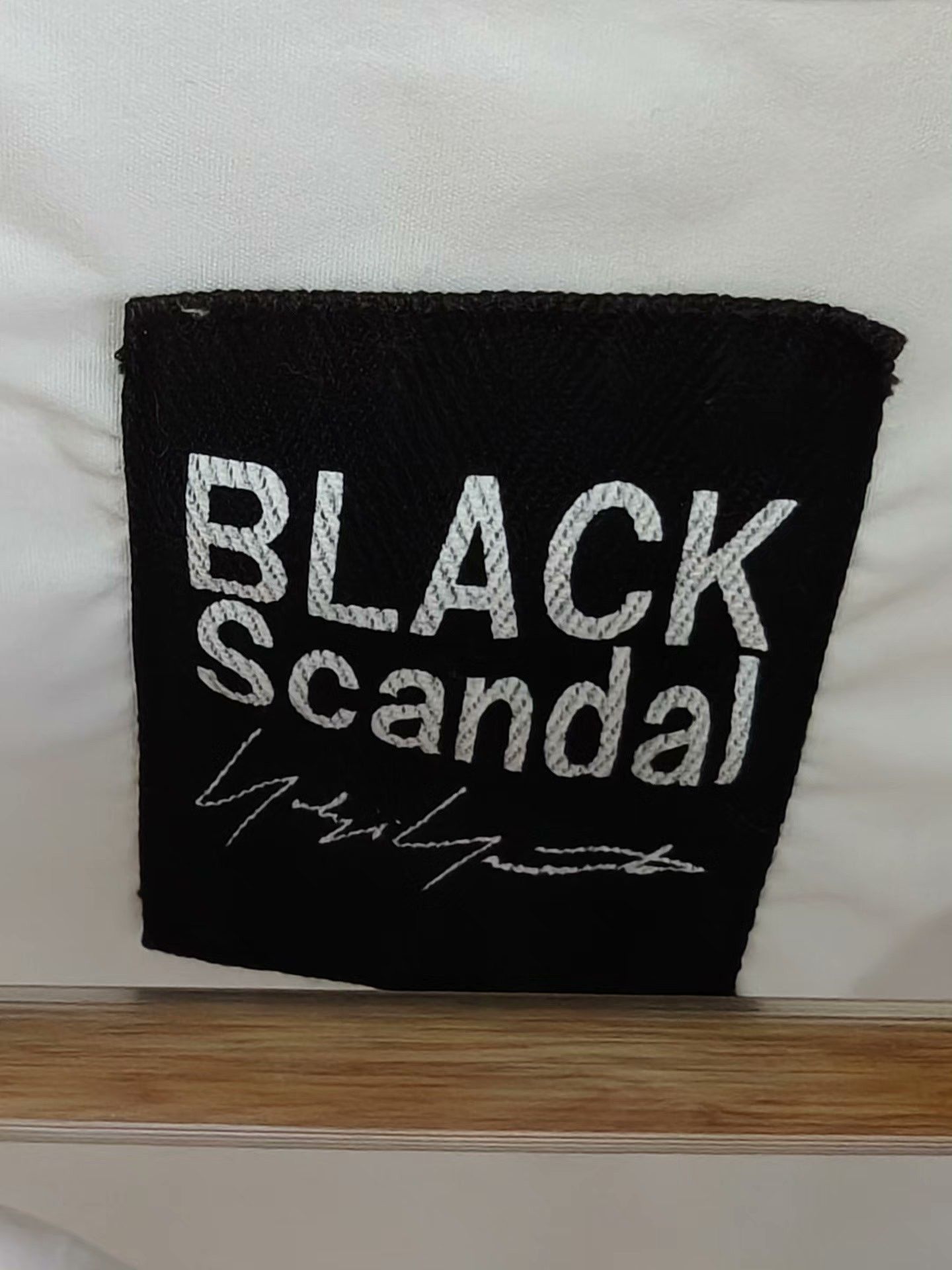 Yohji Yamamoto Yohji Yamamoto Black Scandal White Shirt Size US L / EU 52-54 / 3 - 3 Thumbnail