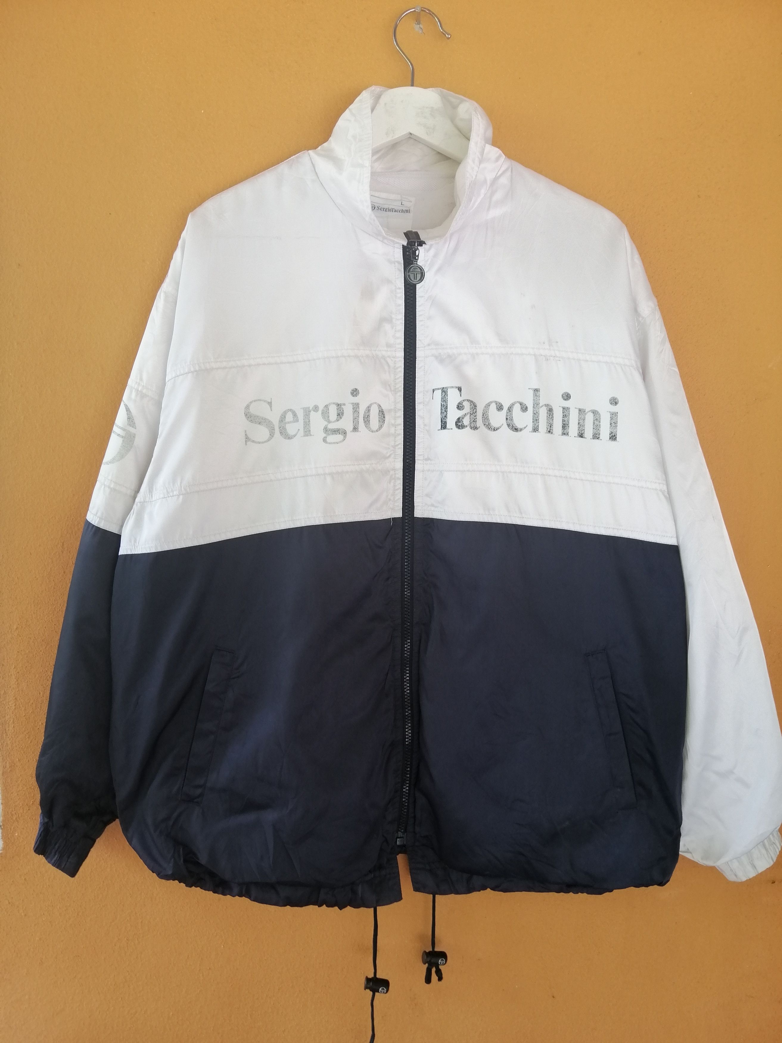 Sergio Tacchini Vintage Sergio Tacchini Jackets / Windbreaker / Size US L / EU 52-54 / 3 - 1 Thumbnail