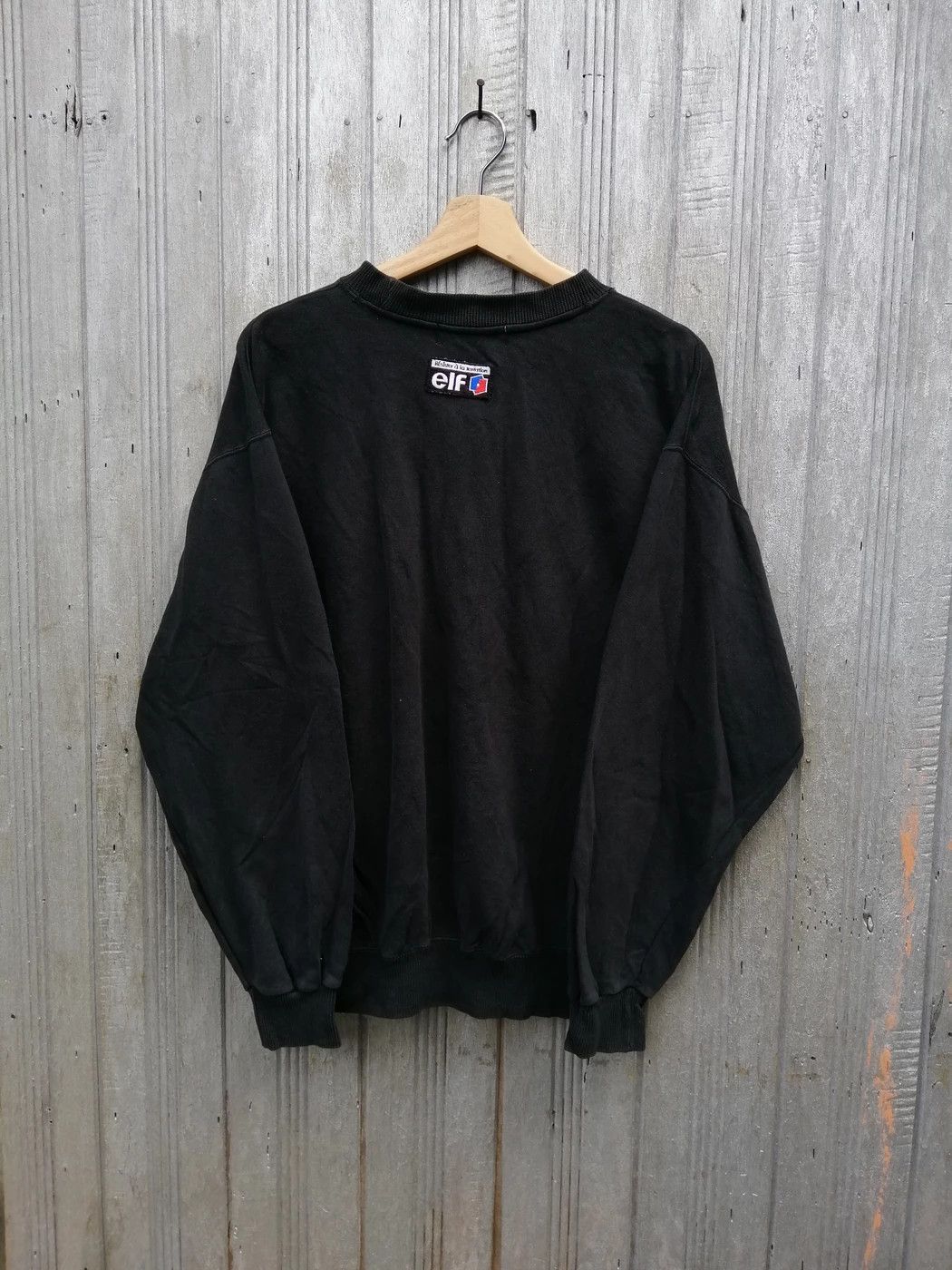 Japanese Brand Vintage ELF Lubricants Racing Motor Oil Sweatshirt B4 Size US L / EU 52-54 / 3 - 2 Thumbnail