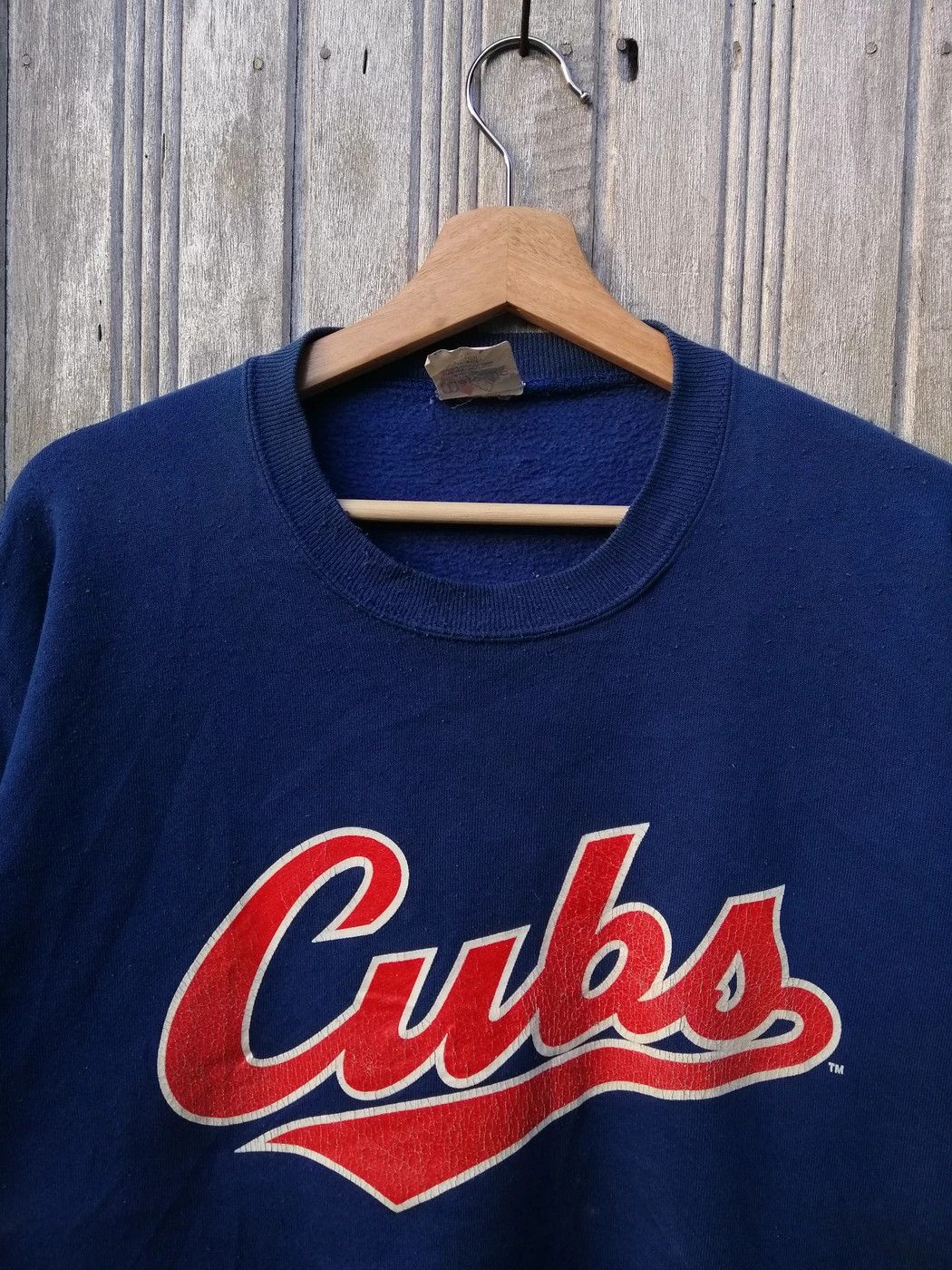 NFL Vintage CUBS Spell Out Big Logo Crewneck Sweatshirt B4 Size US XL / EU 56 / 4 - 5 Thumbnail