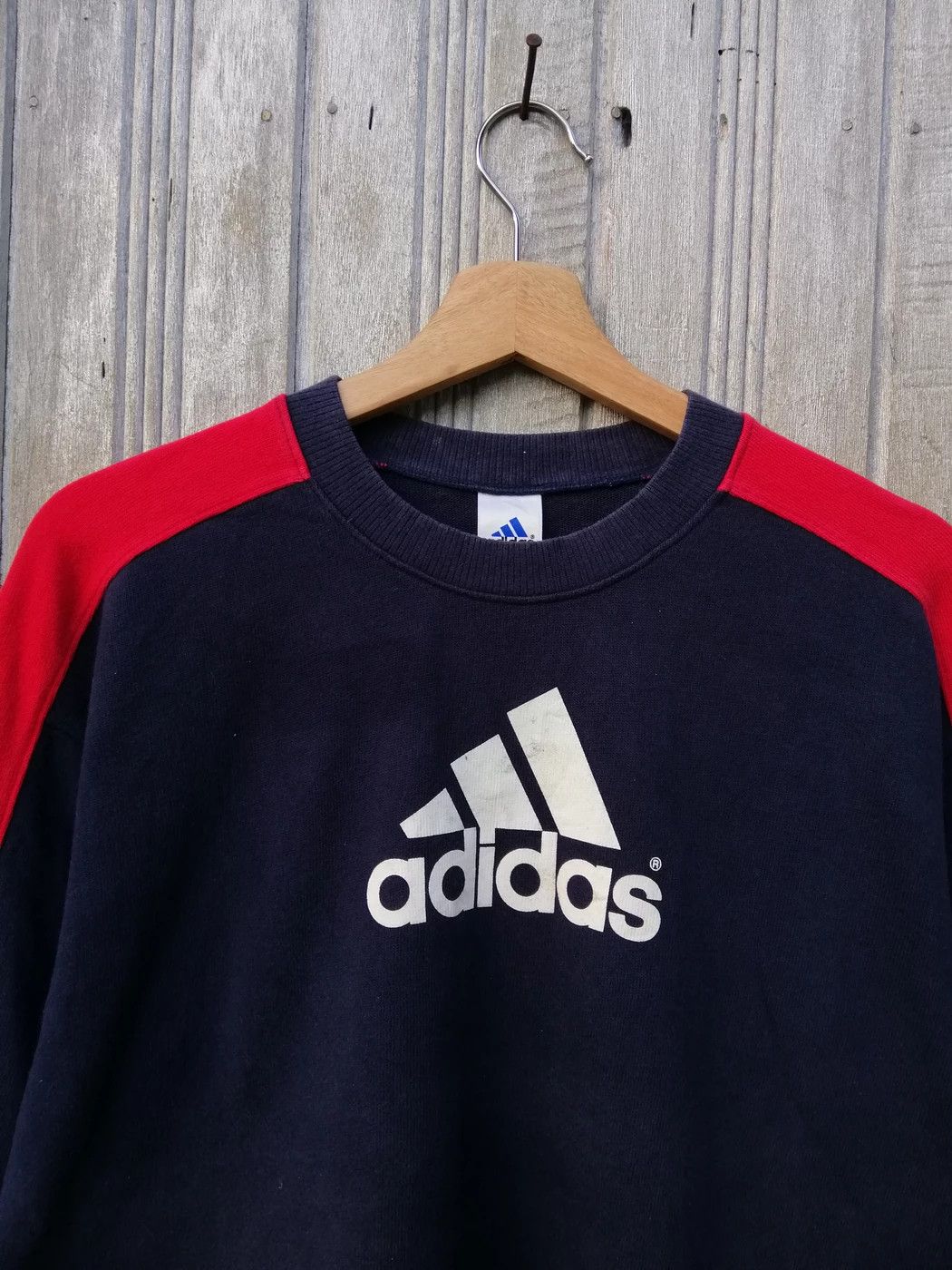 Adidas Vintage 90s ADIDAS Equipment Big Logo Sweatshirt B27 Size US M / EU 48-50 / 2 - 6 Thumbnail