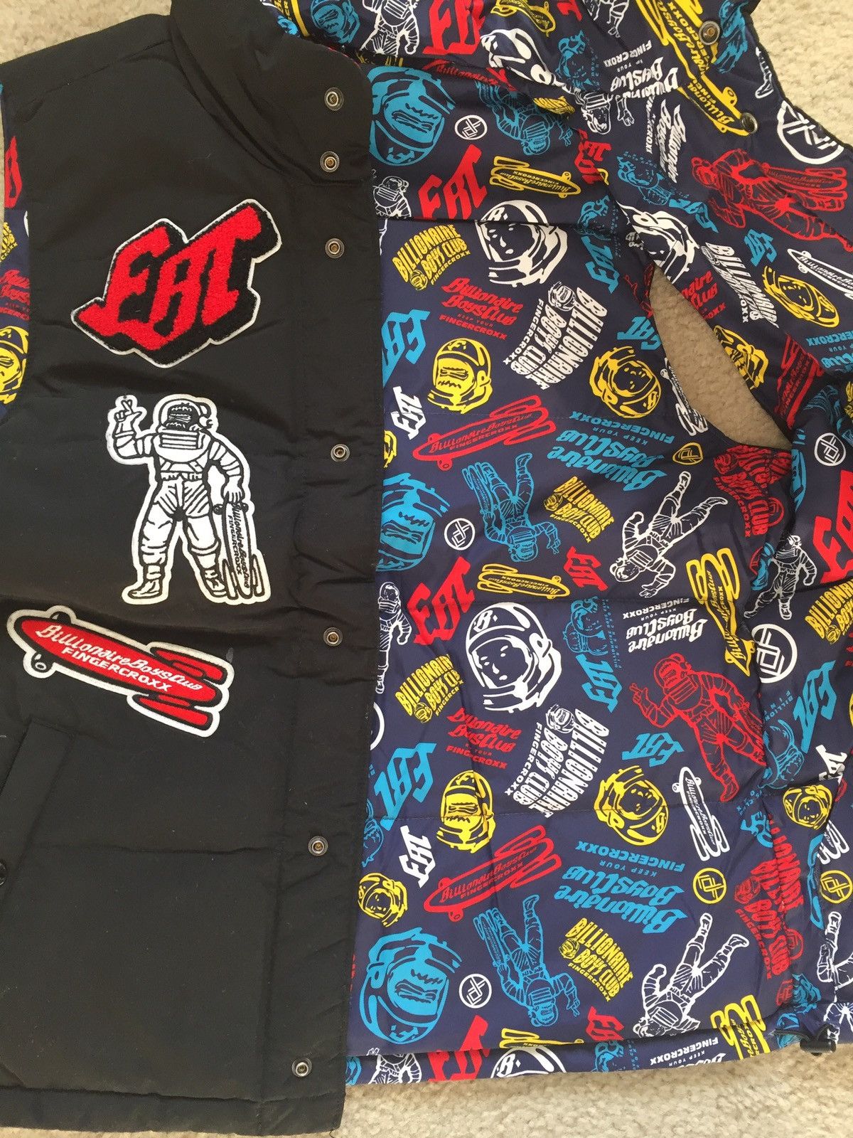 Billionaire Boys Club BBC x Fingercroxx Down Vest | Grailed