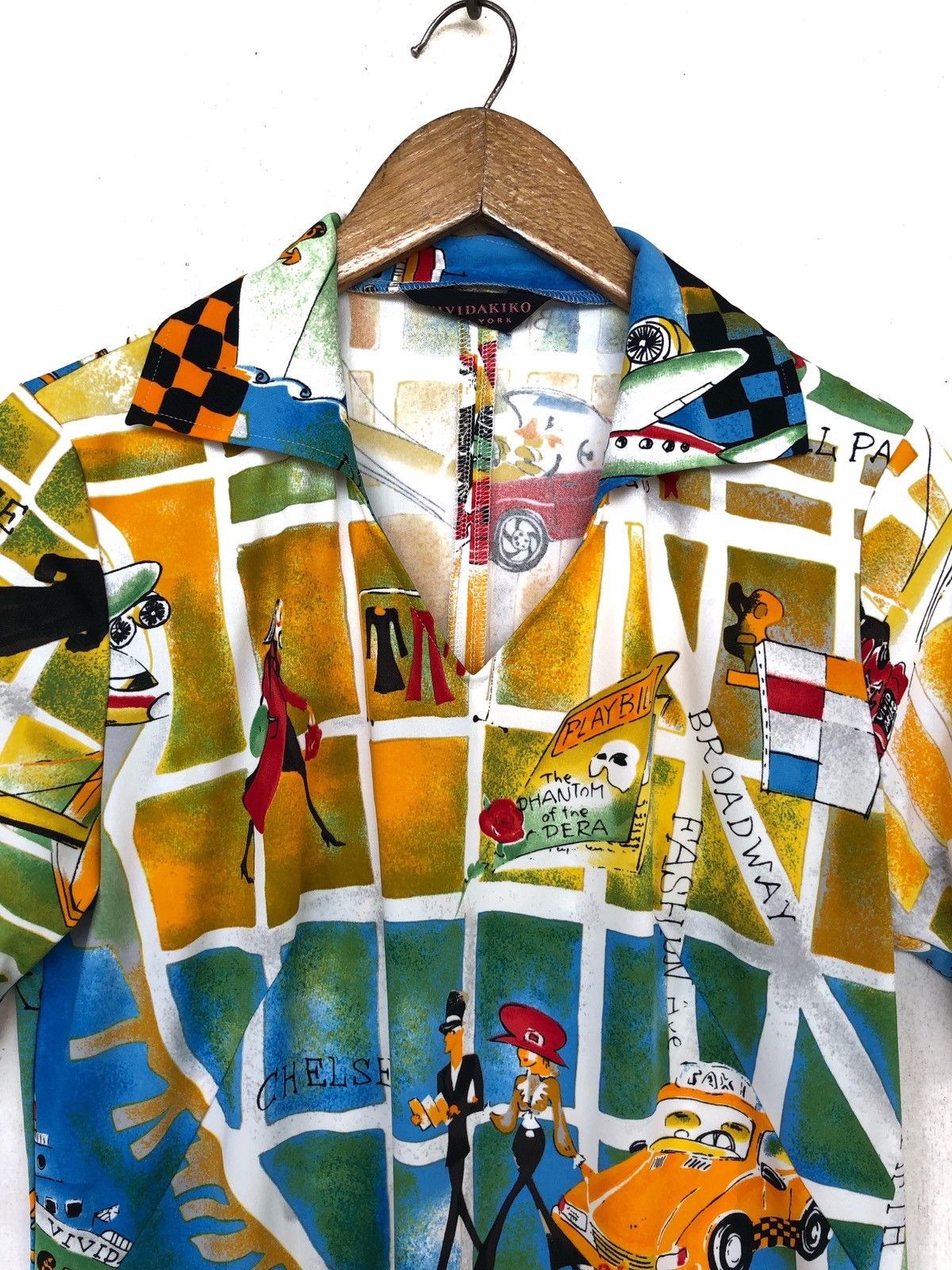 Yoshiyuki Konishi Phantom of Opera Movie Colourful Overprinted Polos Size US M / EU 48-50 / 2 - 6 Thumbnail