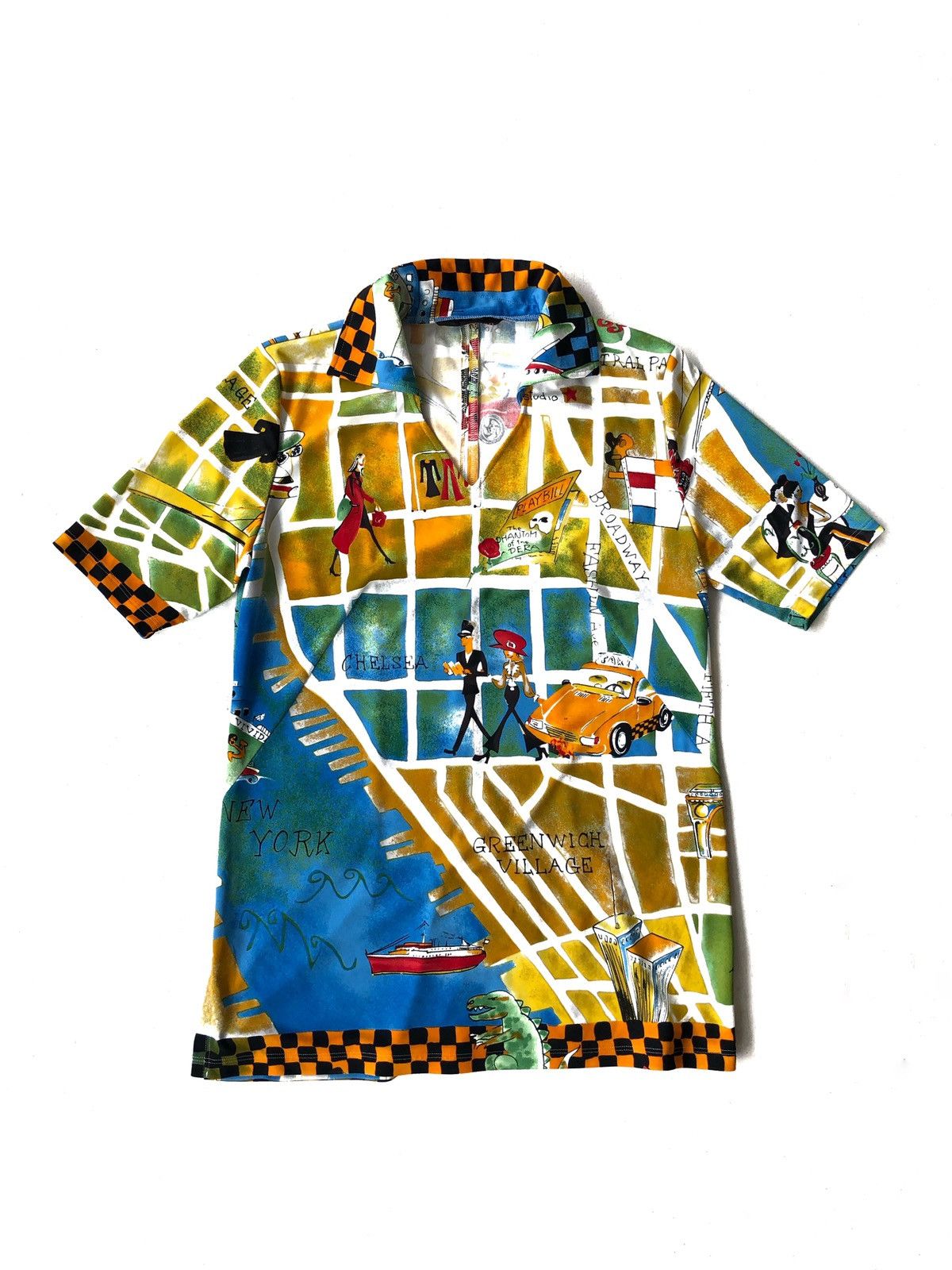 Yoshiyuki Konishi Phantom of Opera Movie Colourful Overprinted Polos Size US M / EU 48-50 / 2 - 2 Thumbnail