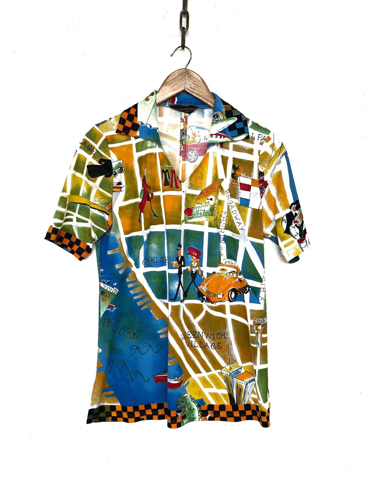 Yoshiyuki Konishi Phantom of Opera Movie Colourful Overprinted Polos Size US M / EU 48-50 / 2 - 4 Thumbnail