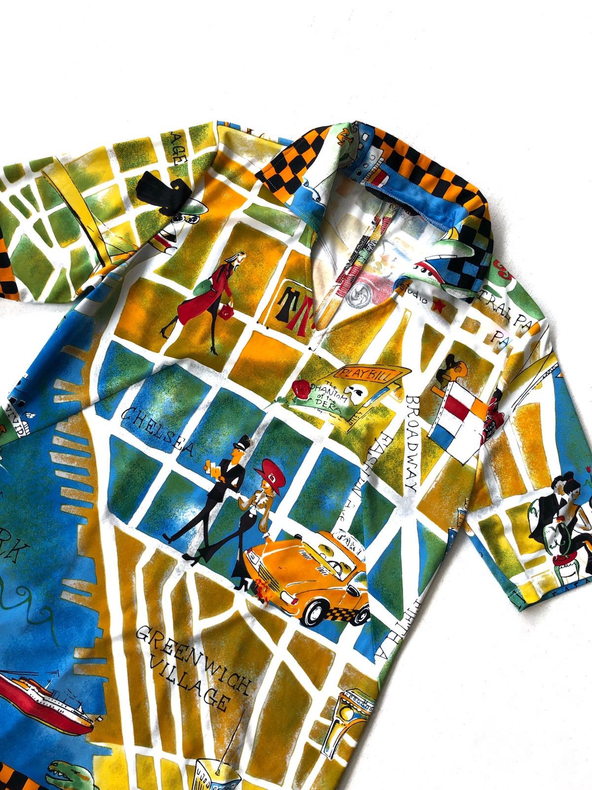 Yoshiyuki Konishi Phantom of Opera Movie Colourful Overprinted Polos Size US M / EU 48-50 / 2 - 1 Thumbnail