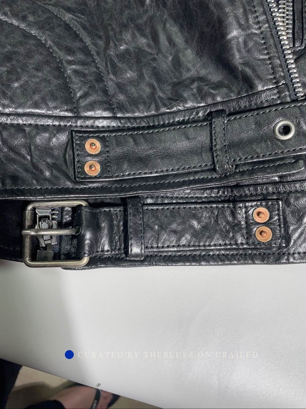 Gucci Striped Black Leather Jacket, Size S Size US S / EU 44-46 / 1 - 9 Thumbnail