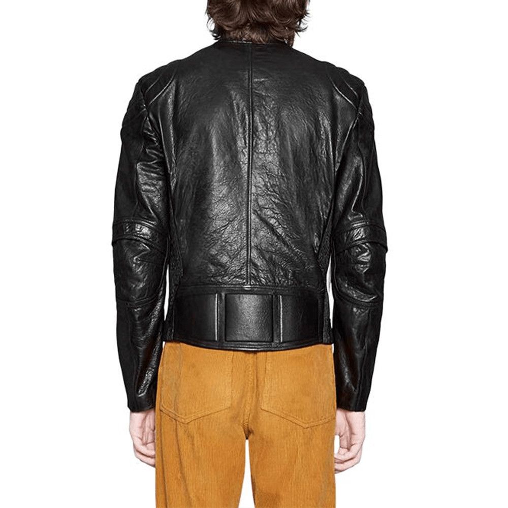 Gucci Striped Black Leather Jacket, Size S Size US S / EU 44-46 / 1 - 13 Thumbnail