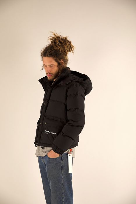 Off white quote puffer sales