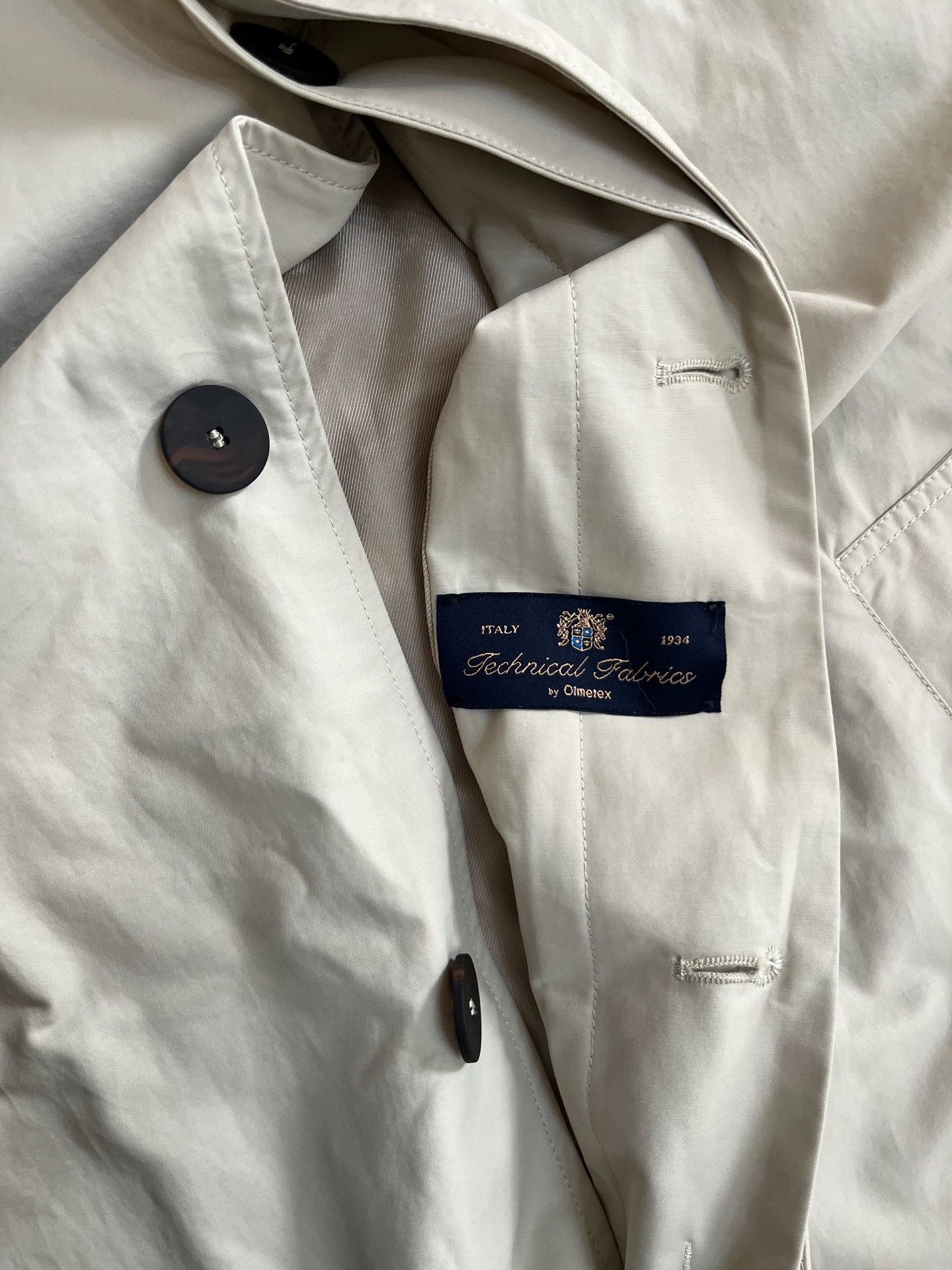 Studio Nicholson STUDIO NICHOLSON Beige Trench Coat Size US M / EU 48-50 / 2 - 3 Thumbnail