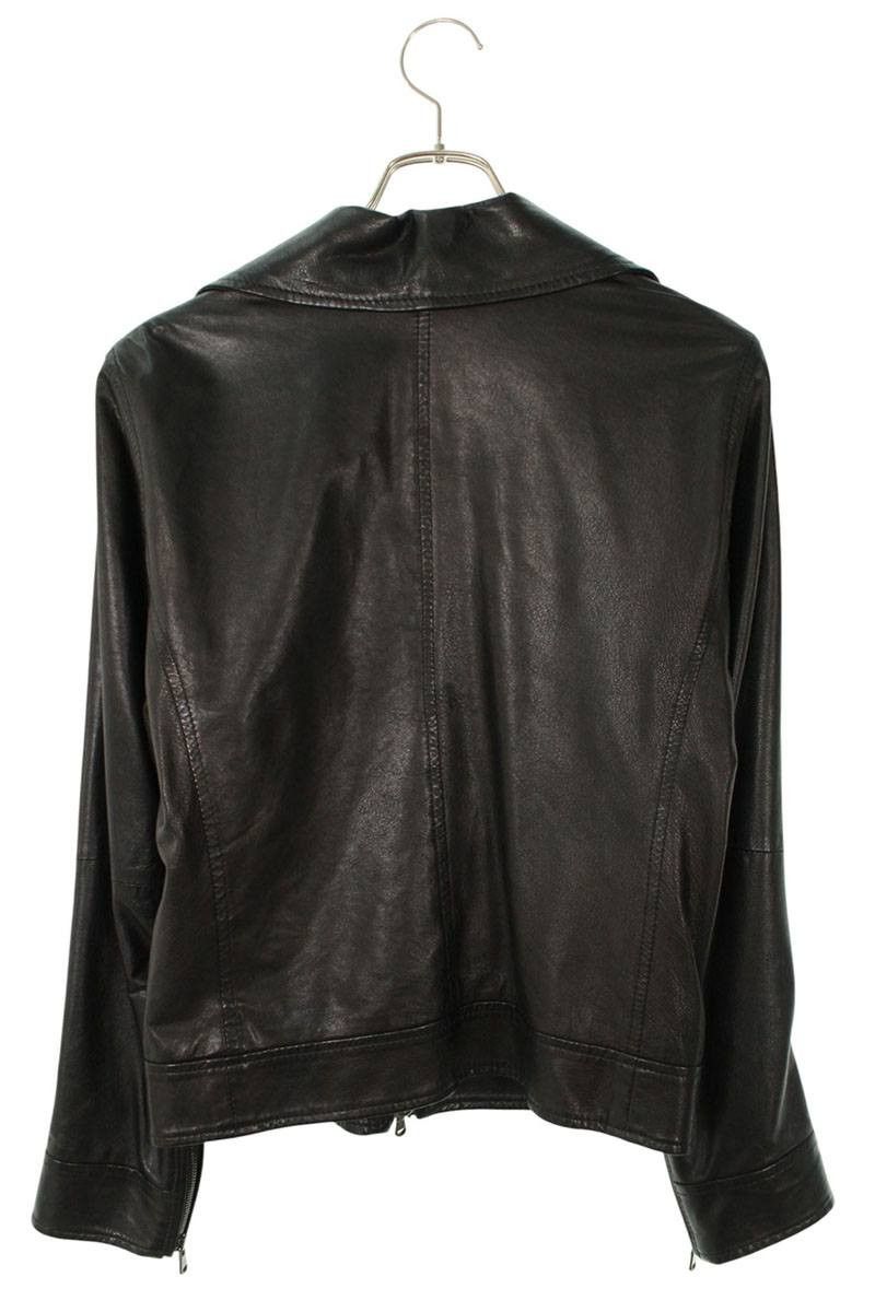EMMETI ELTON Single Rider Lamb Leather Jacket Black Size XS