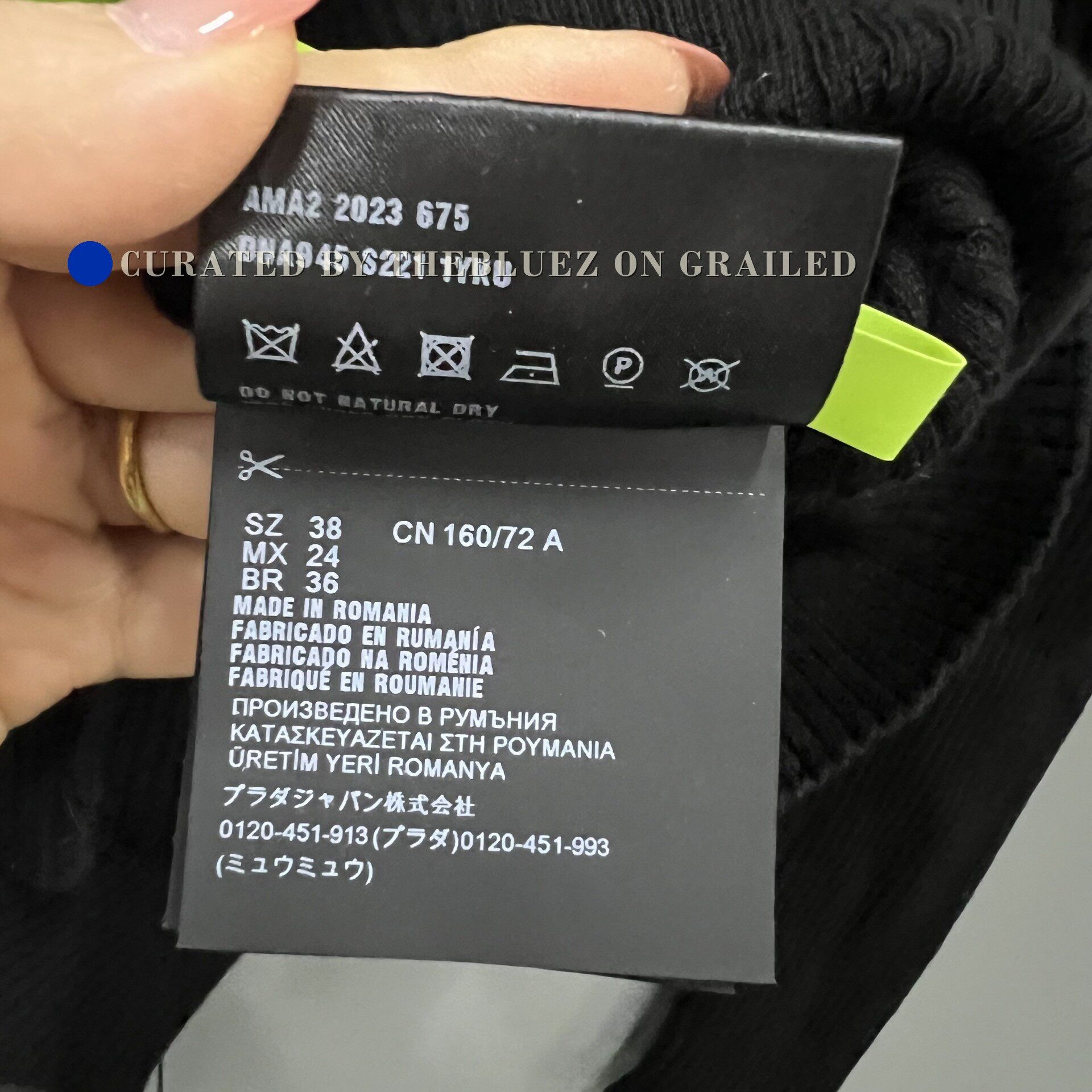 Prada PRADA Black Turtleneck Knit Top Size S / US 4 / IT 40 - 4 Thumbnail