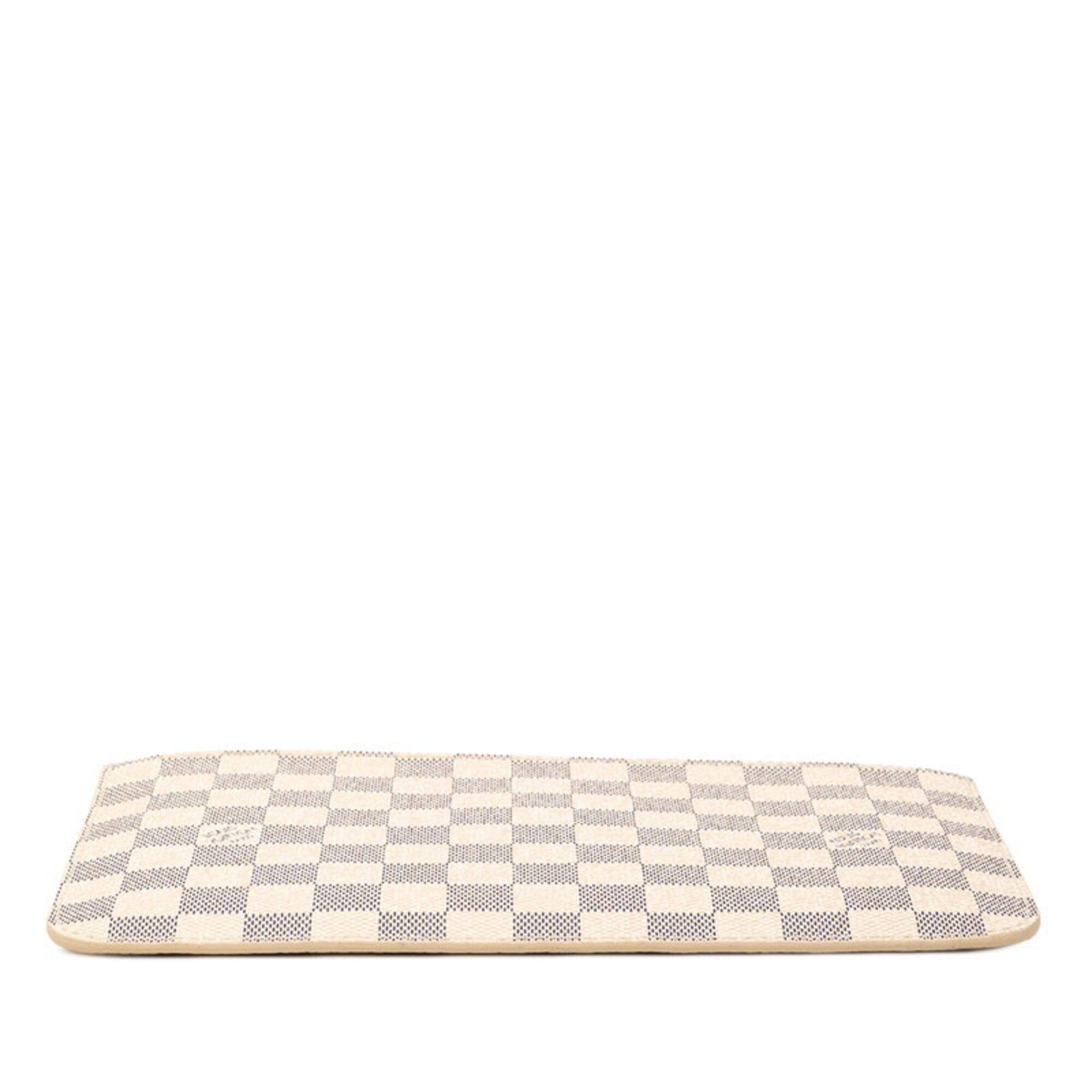 Louis Vuitton Louis Vuitton Damier Azur Neverfull with attached pouch, handbag N41361, white leather, women's, LOUIS VUITTON Size ONE SIZE - 3 Thumbnail
