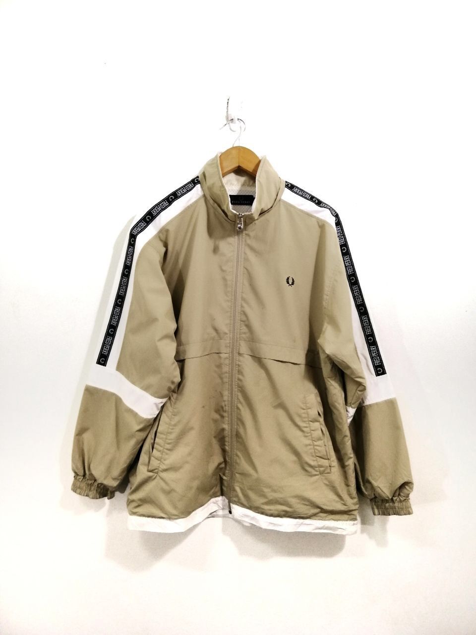 Fred Perry Fred Perry Windbreaker Jacket Logo Stripe Design Two 