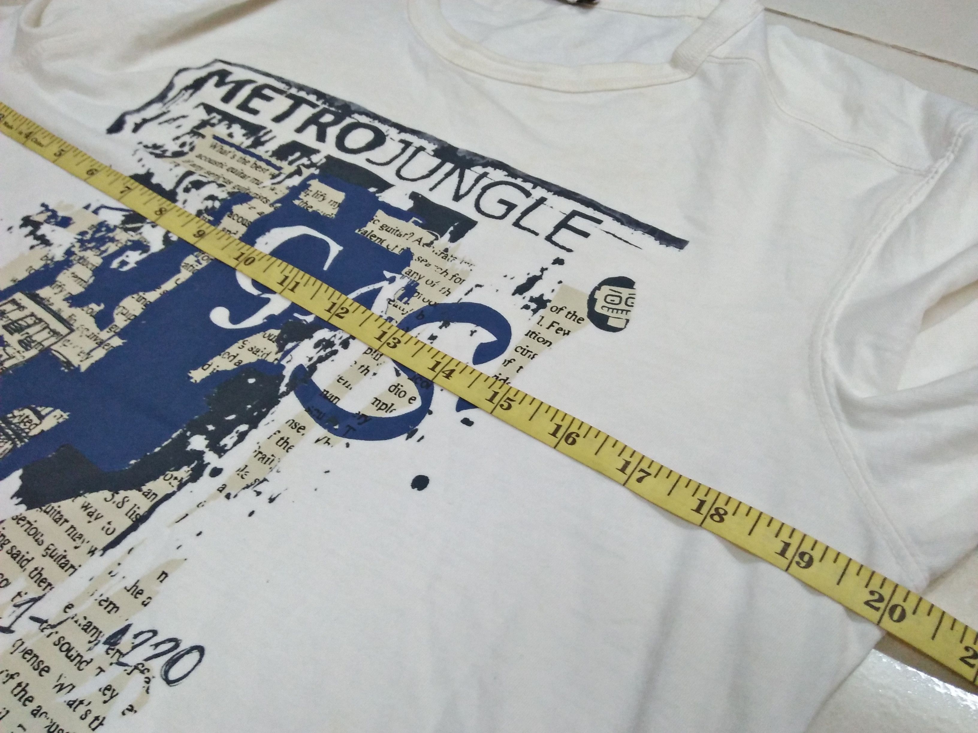 GAS GAS COLLECTION Metro Jungle Spell Out Scoop Neck Tee Size US M / EU 48-50 / 2 - 6 Thumbnail