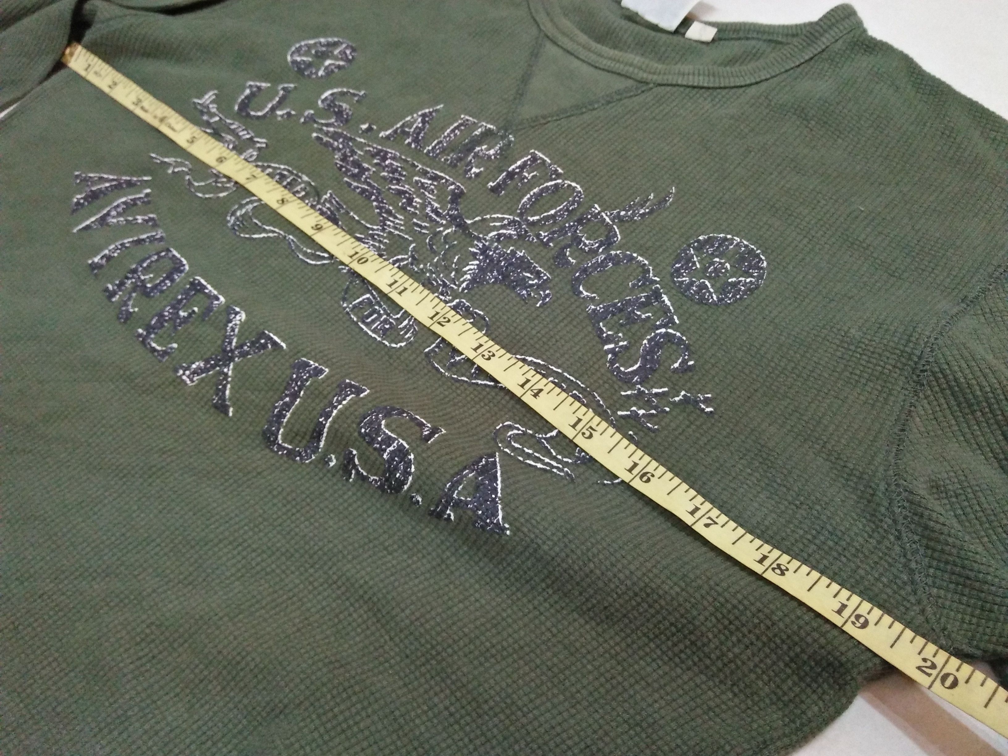 Avirex AVIREX US Air Force Military Green Tee T-Shirts. Size US L / EU 52-54 / 3 - 9 Thumbnail