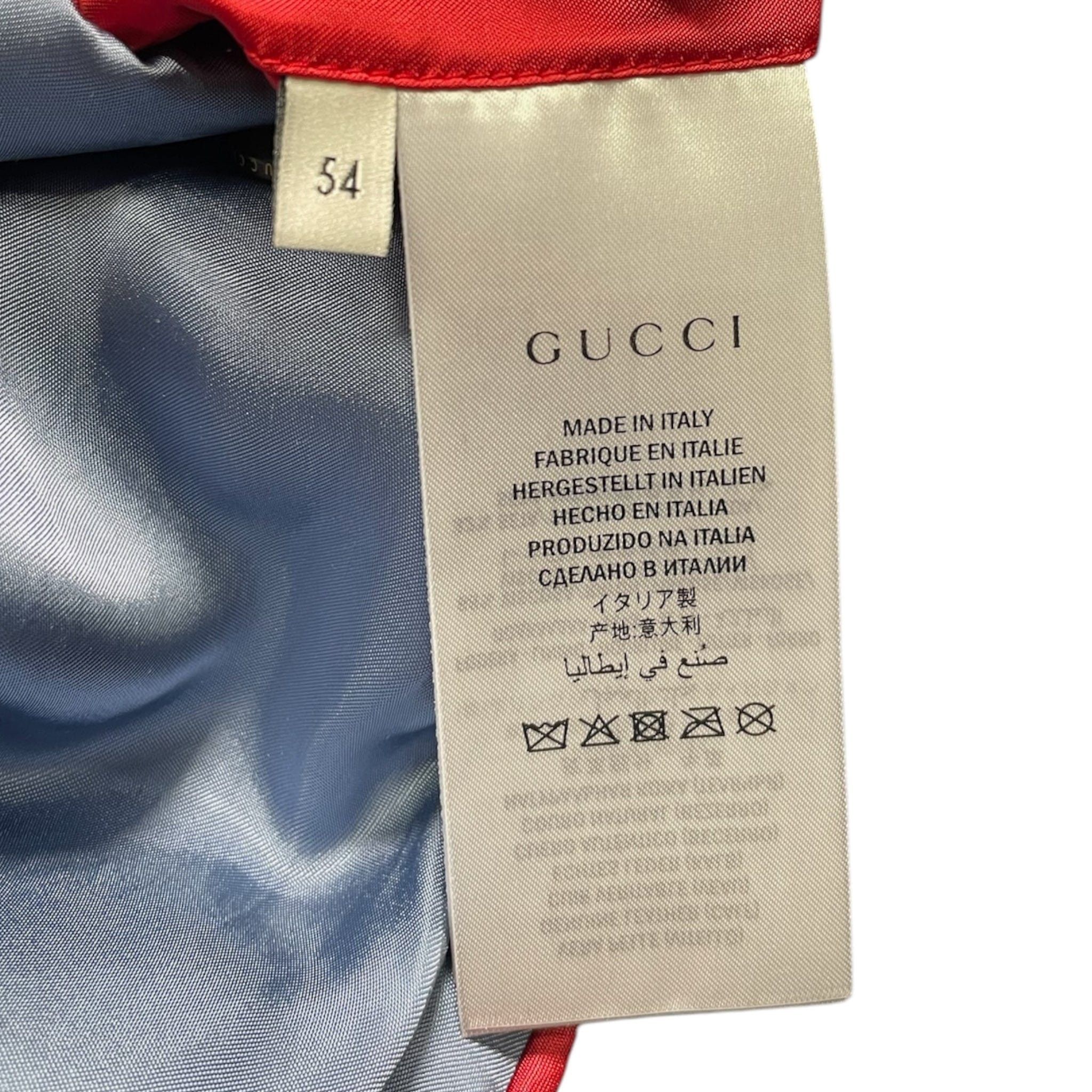 Gucci Print Leather Motorcycle Jacket Black Size US M / EU 48-50 / 2 - 5 Thumbnail