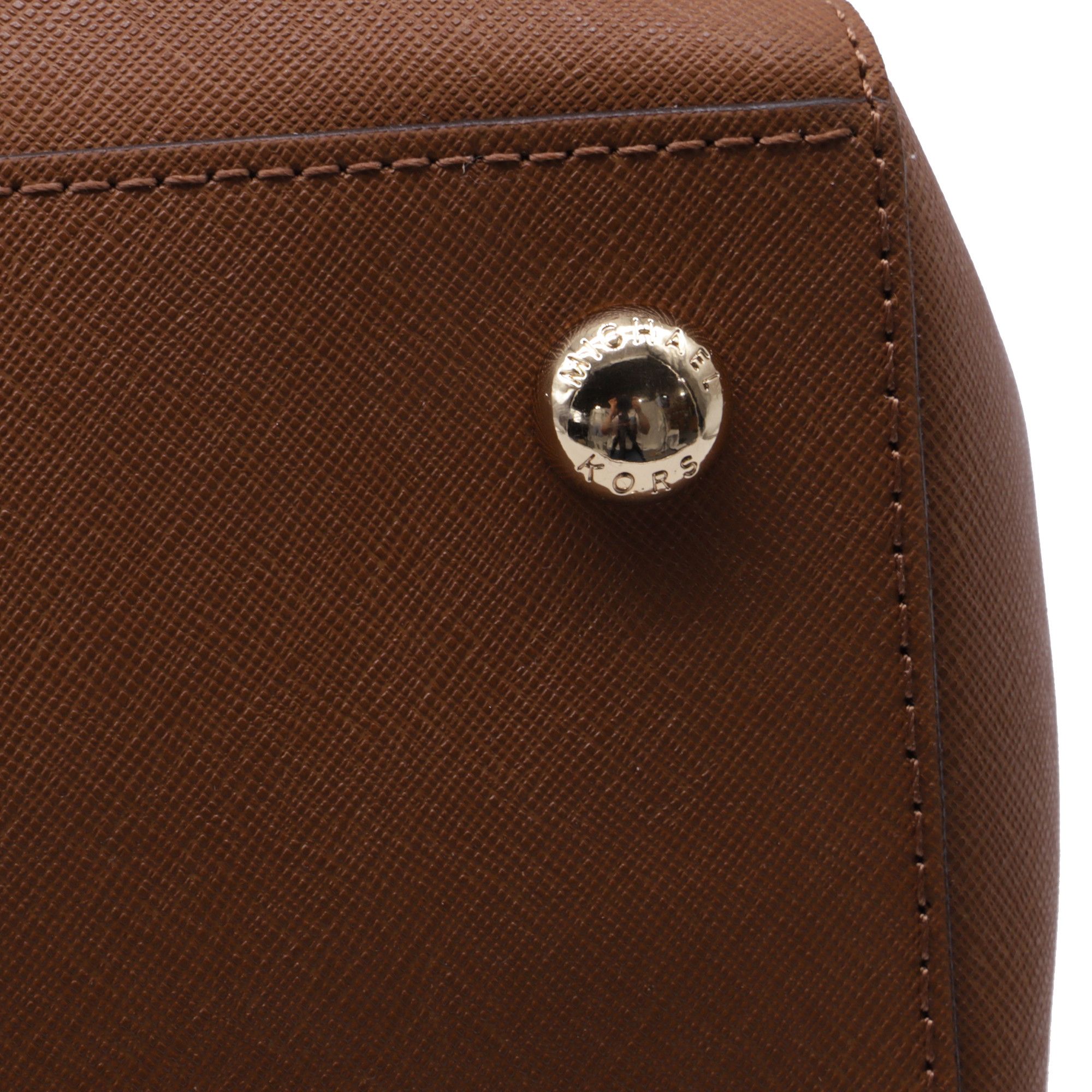 Michael Kors Michael Kors Jet Set Tote Bag in Brown Saffiano Leather Size ONE SIZE - 7 Thumbnail