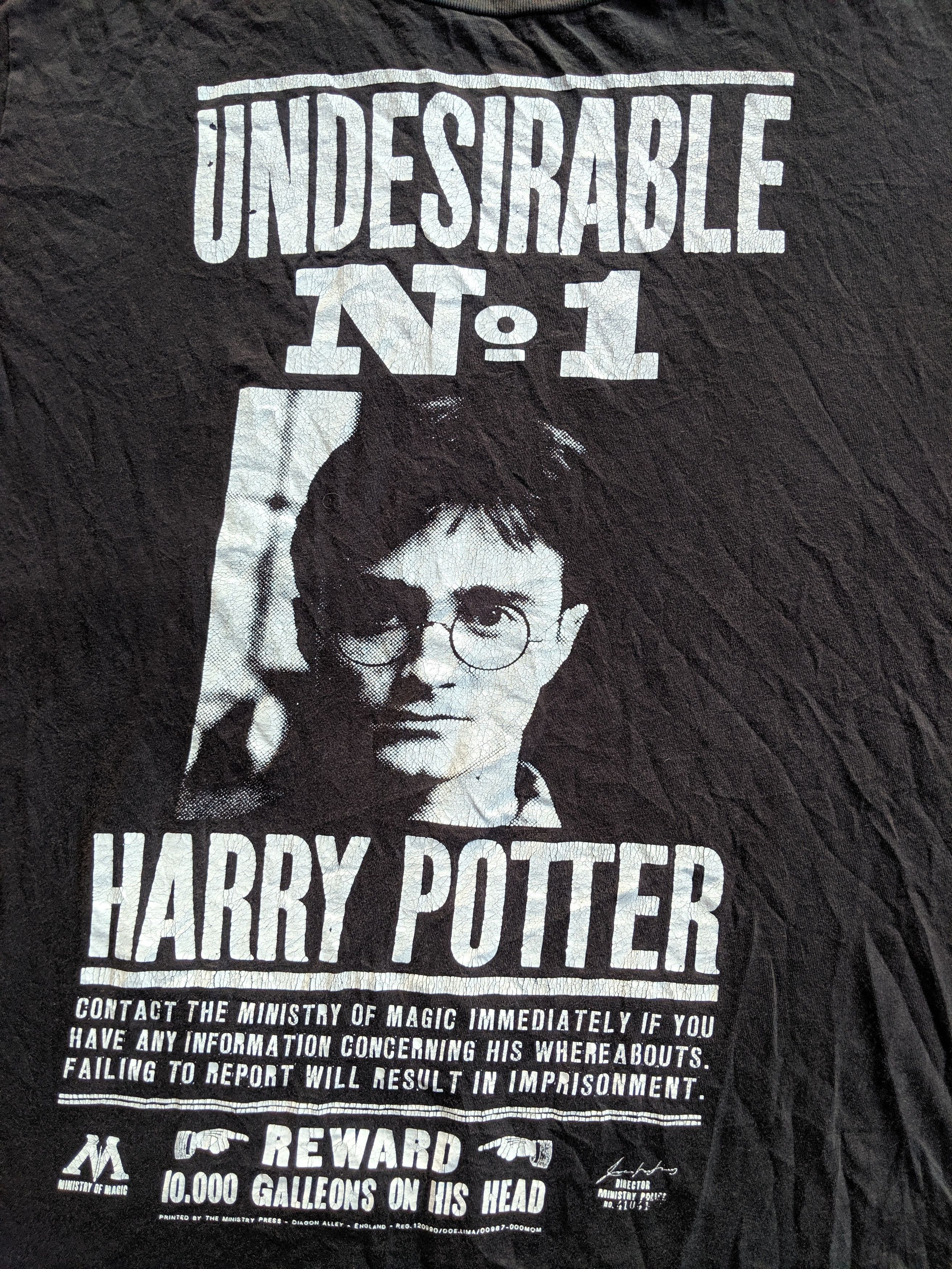 Vintage Must have movie Harry Porter famous movie big print Size US L / EU 52-54 / 3 - 2 Thumbnail