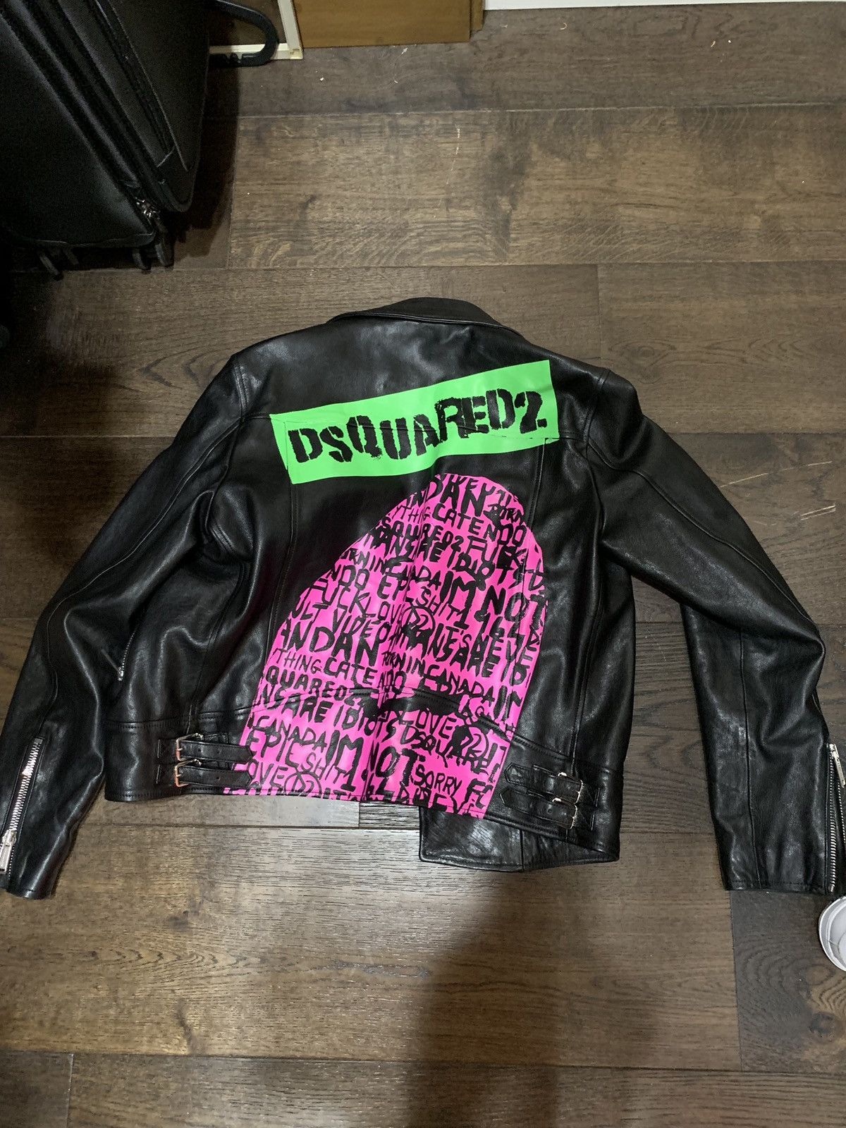 Dsquared2 ****NEW DSQUARED CAUTION LEATHER JACKET !!!! | Grailed Dsquared2 ****NEW DSQUARED CAUTION LEATHER JACKET !!!! | Grailed