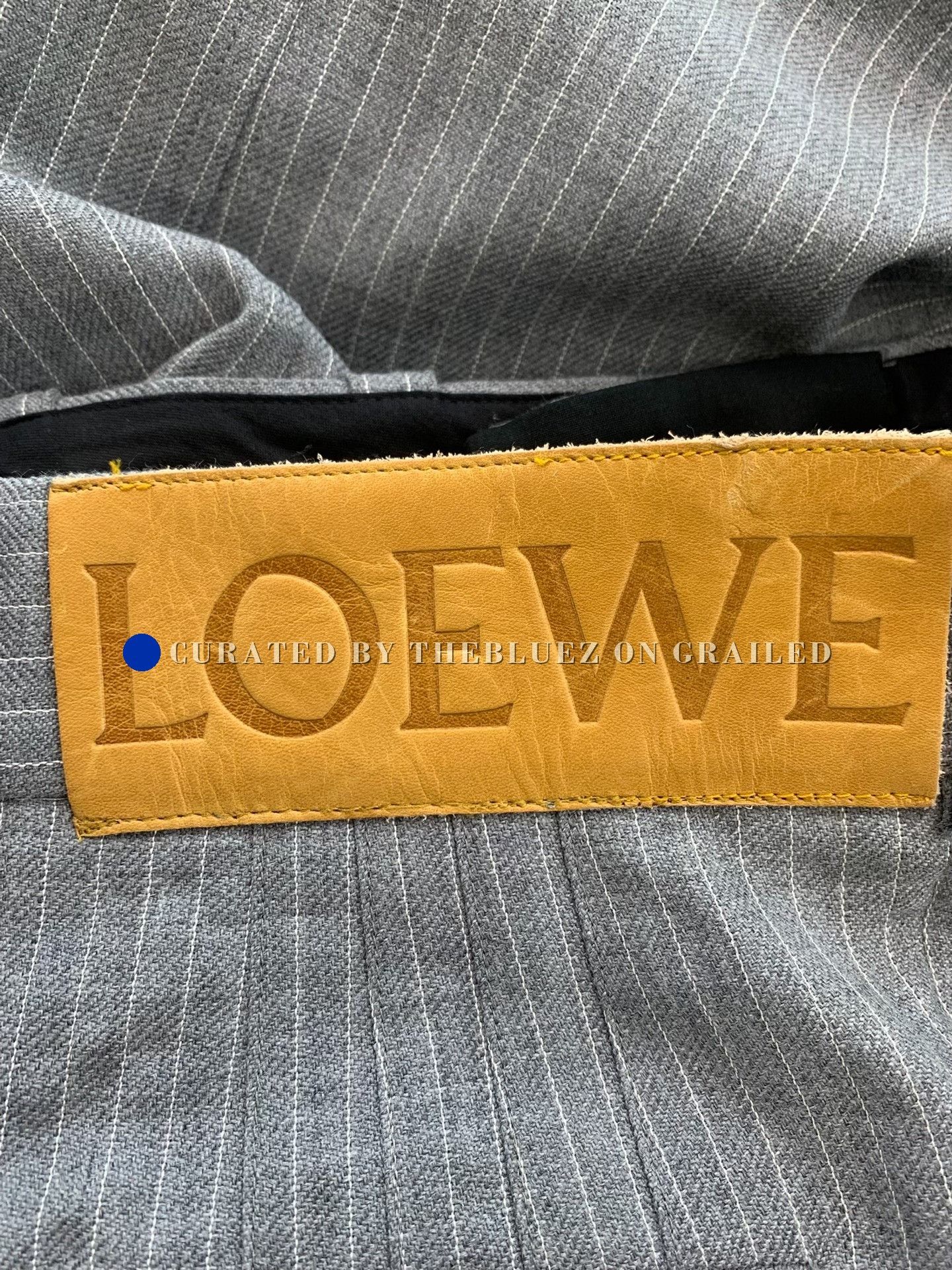 Loewe Loewe Gray Vertical Stripe Jogger Pants Size US 32 / EU 48 - 4 Thumbnail