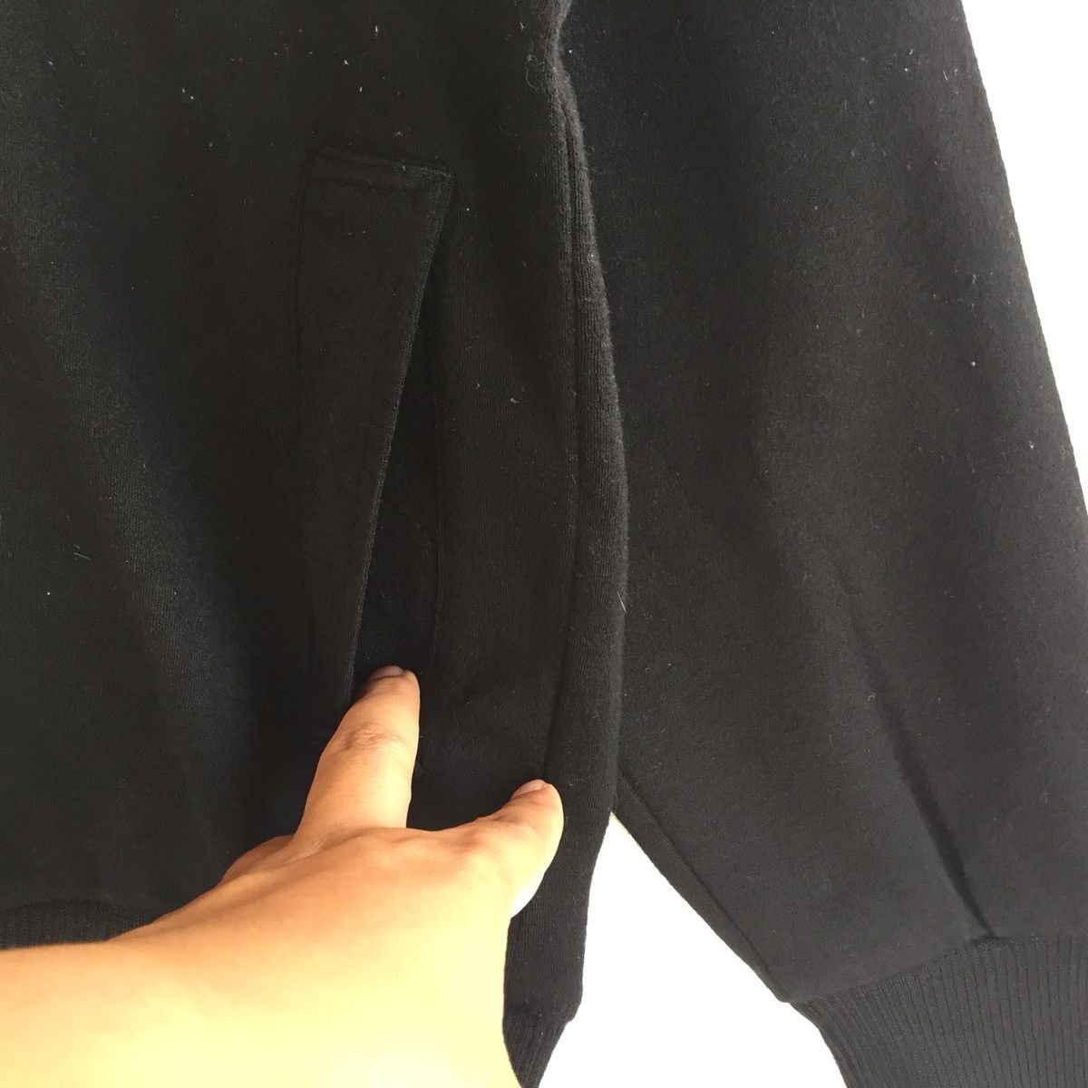 Pierre Balmain × Vintage Vintage Pierre Balmain Paris Wool Double Pocket Sweatshirt Size US M / EU 48-50 / 2 - 5 Thumbnail