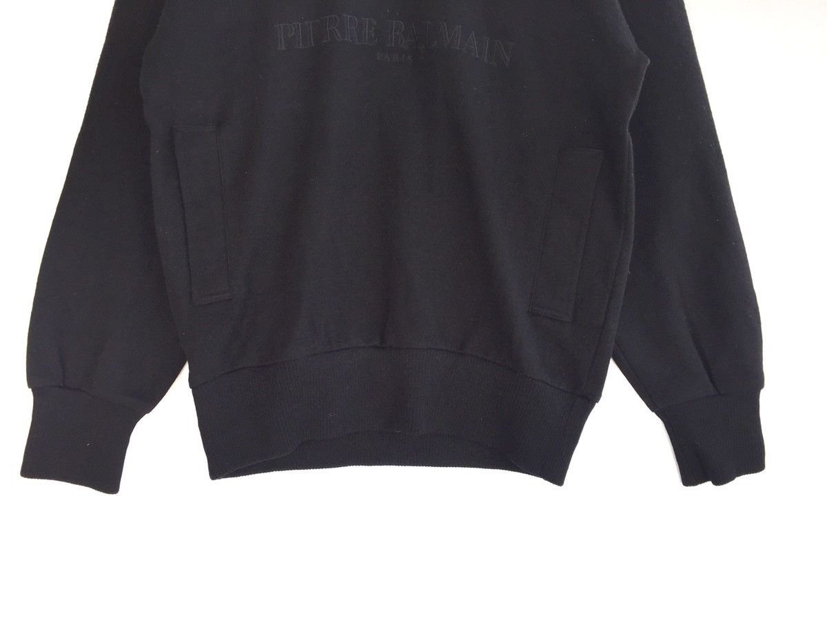 Pierre Balmain × Vintage Vintage Pierre Balmain Paris Wool Double Pocket Sweatshirt Size US M / EU 48-50 / 2 - 2 Thumbnail