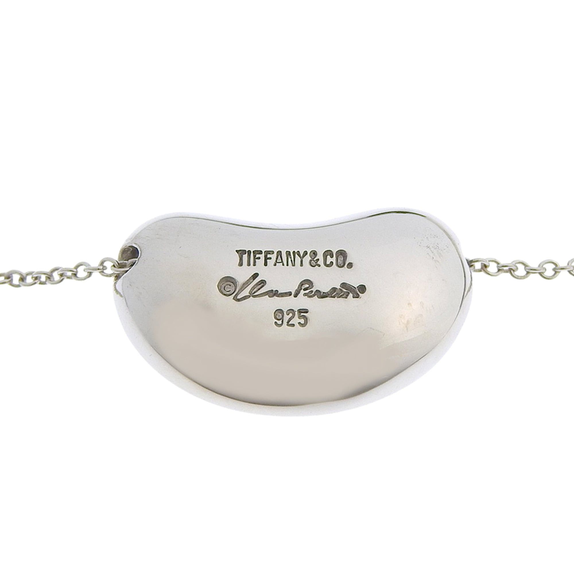Tiffany & Co. Bean Necklace, Sterling Silver 925, Approx. 7.7g 