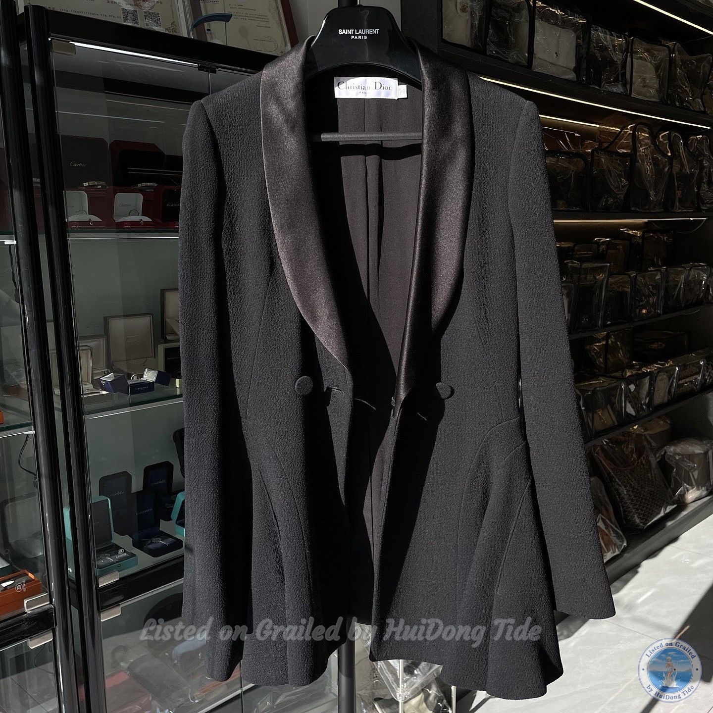 Dior Christian Dior Virgin Wool Silk Trim Blazer Size 38 Size S / US 4 / IT 40 - 7 Thumbnail