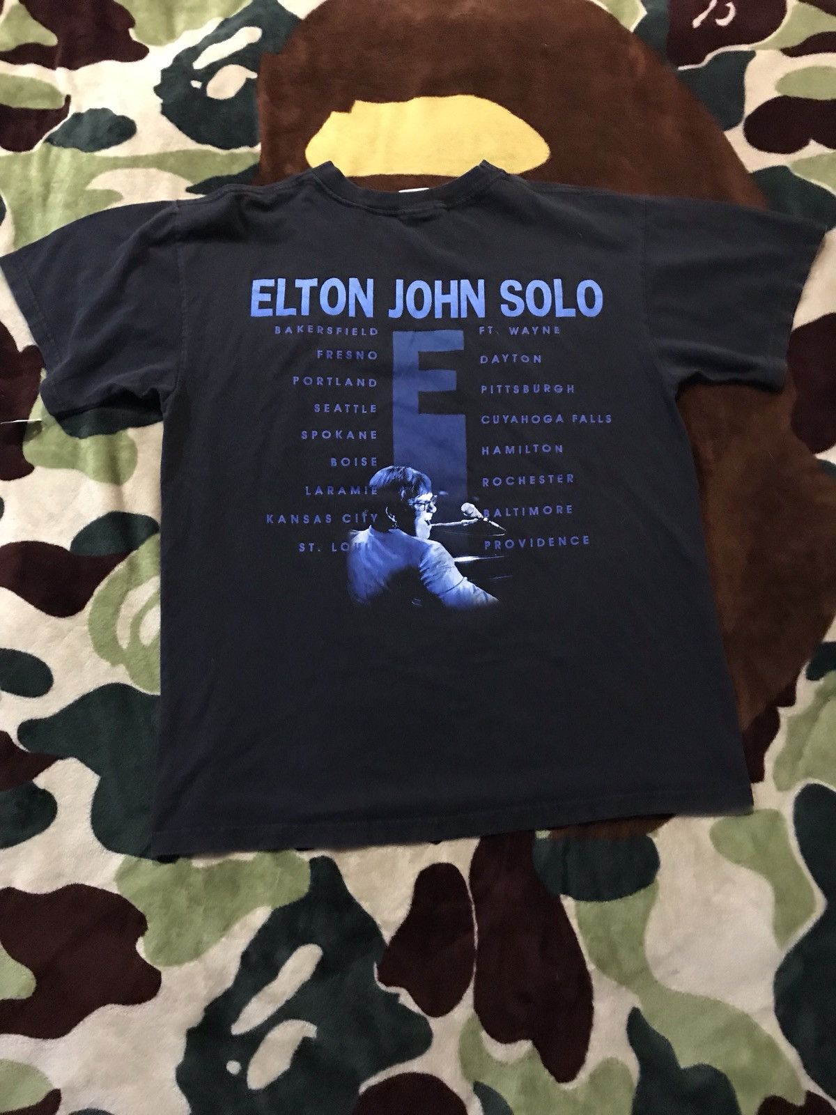 Band Tees × Vintage 1999 Elton John Band Tee Size US L / EU 52-54 / 3 - 5 Thumbnail