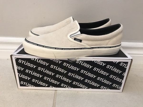 Stussy vans discount slip on