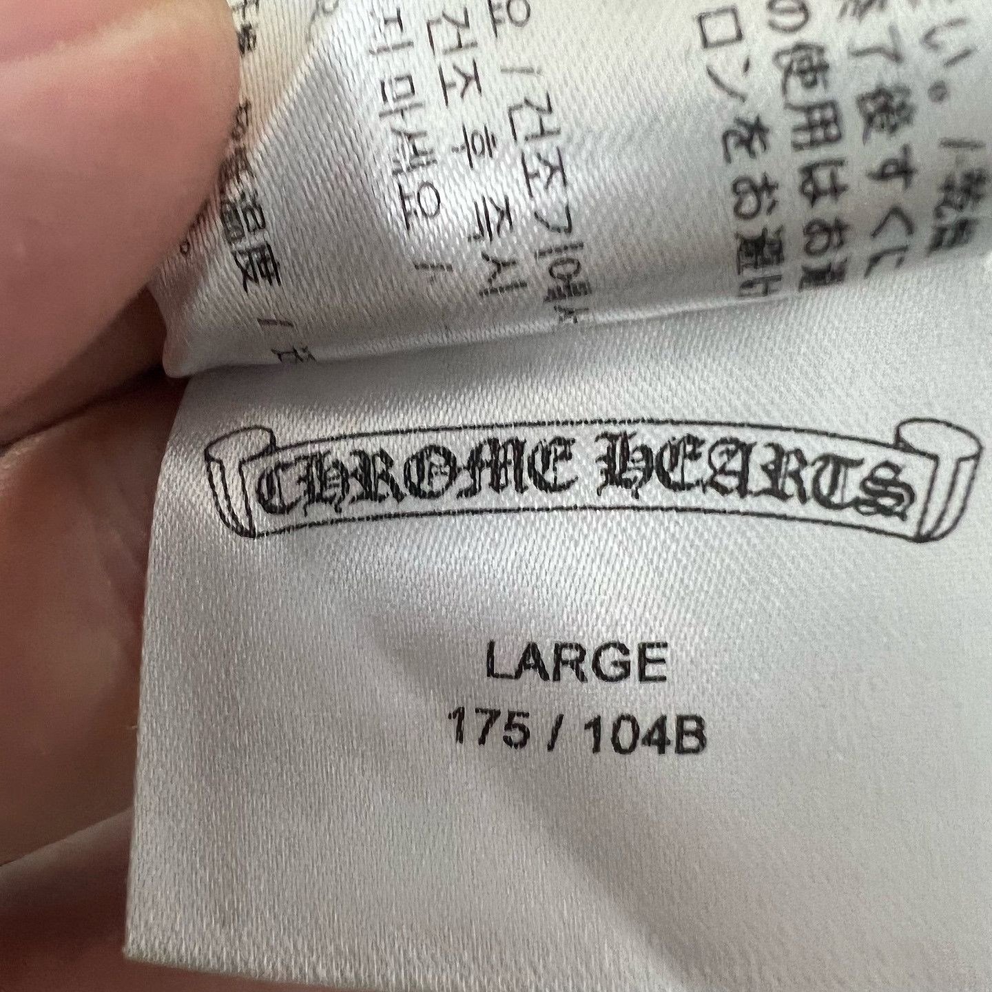 Chrome Hearts Chrome Hearts Script Logo Long Sleeve T-Shirt Size L Size US L / EU 52-54 / 3 - 6 Thumbnail